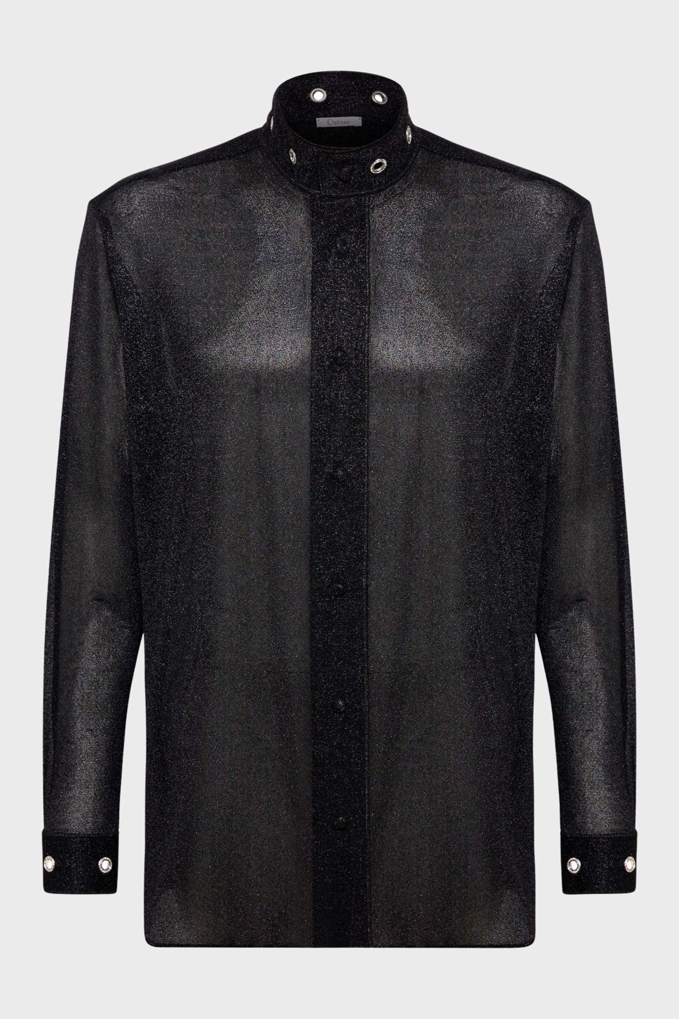 Men Lumière Crystal Studs Shirt