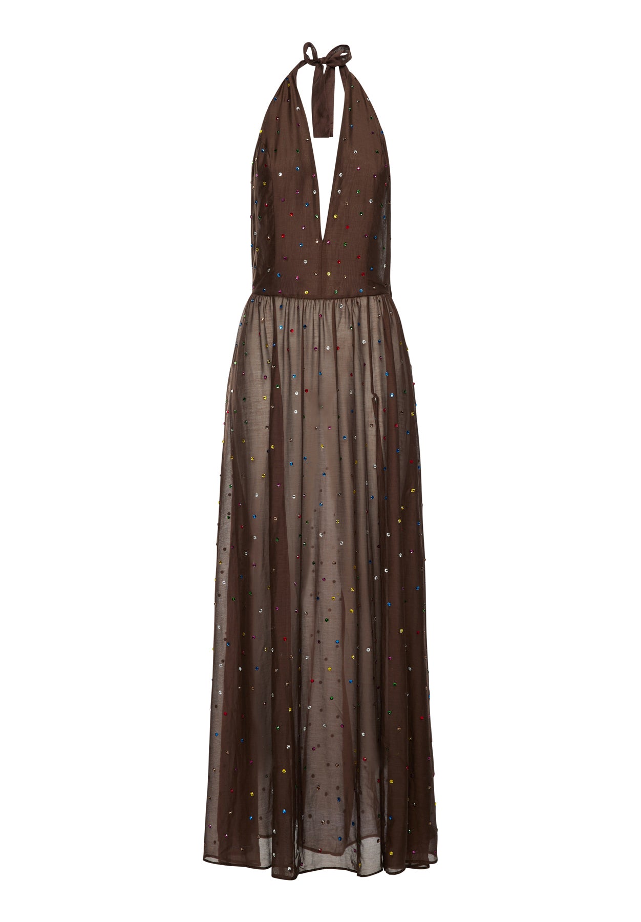 Gem  Deep V Dress