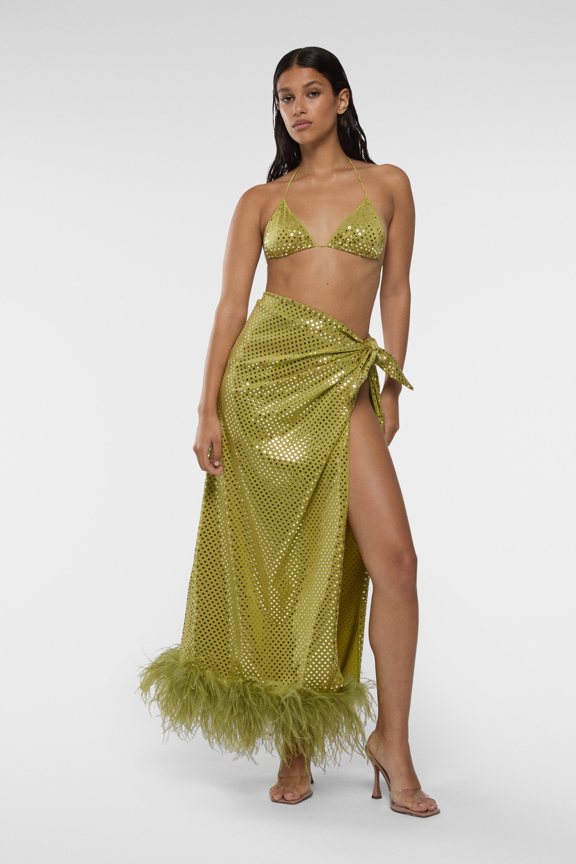 SS24 Disco Plumage Pareo