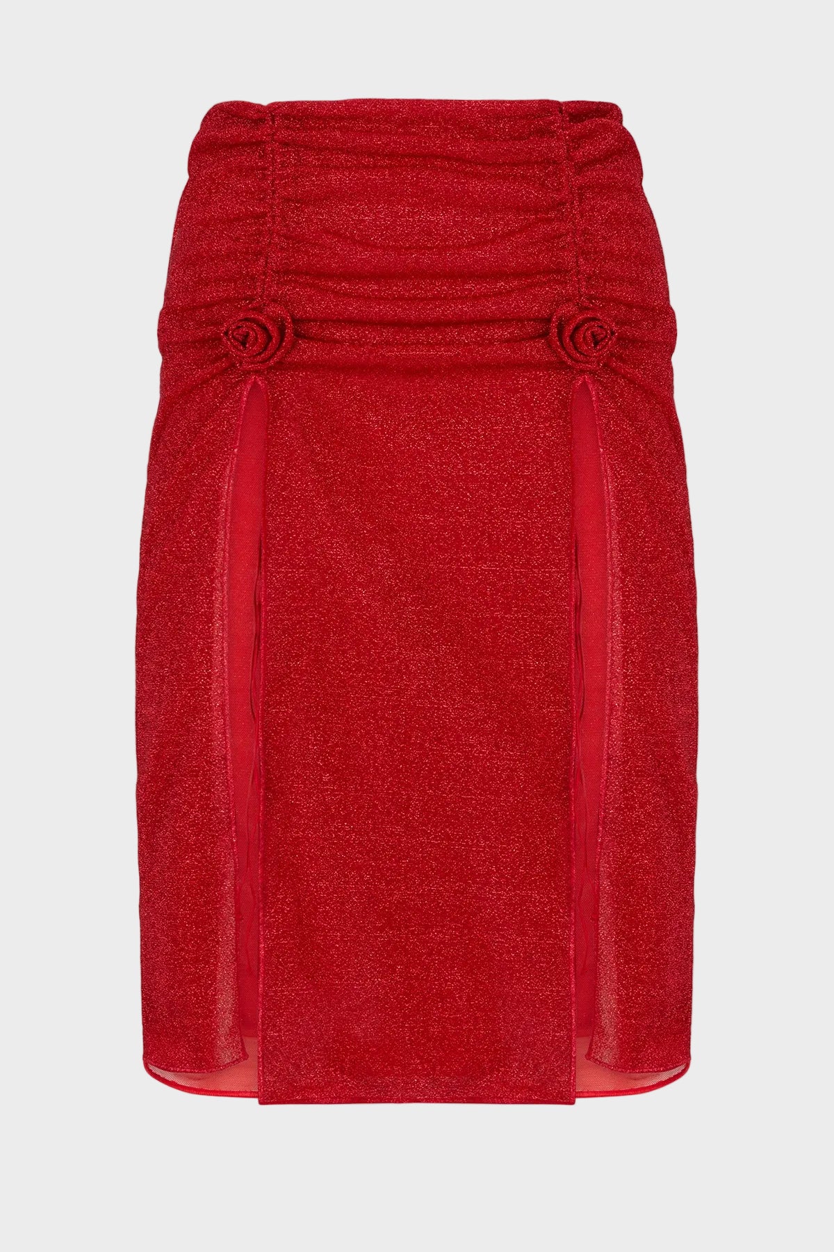 Rose Red  Skirt Blouse Set main image 1
