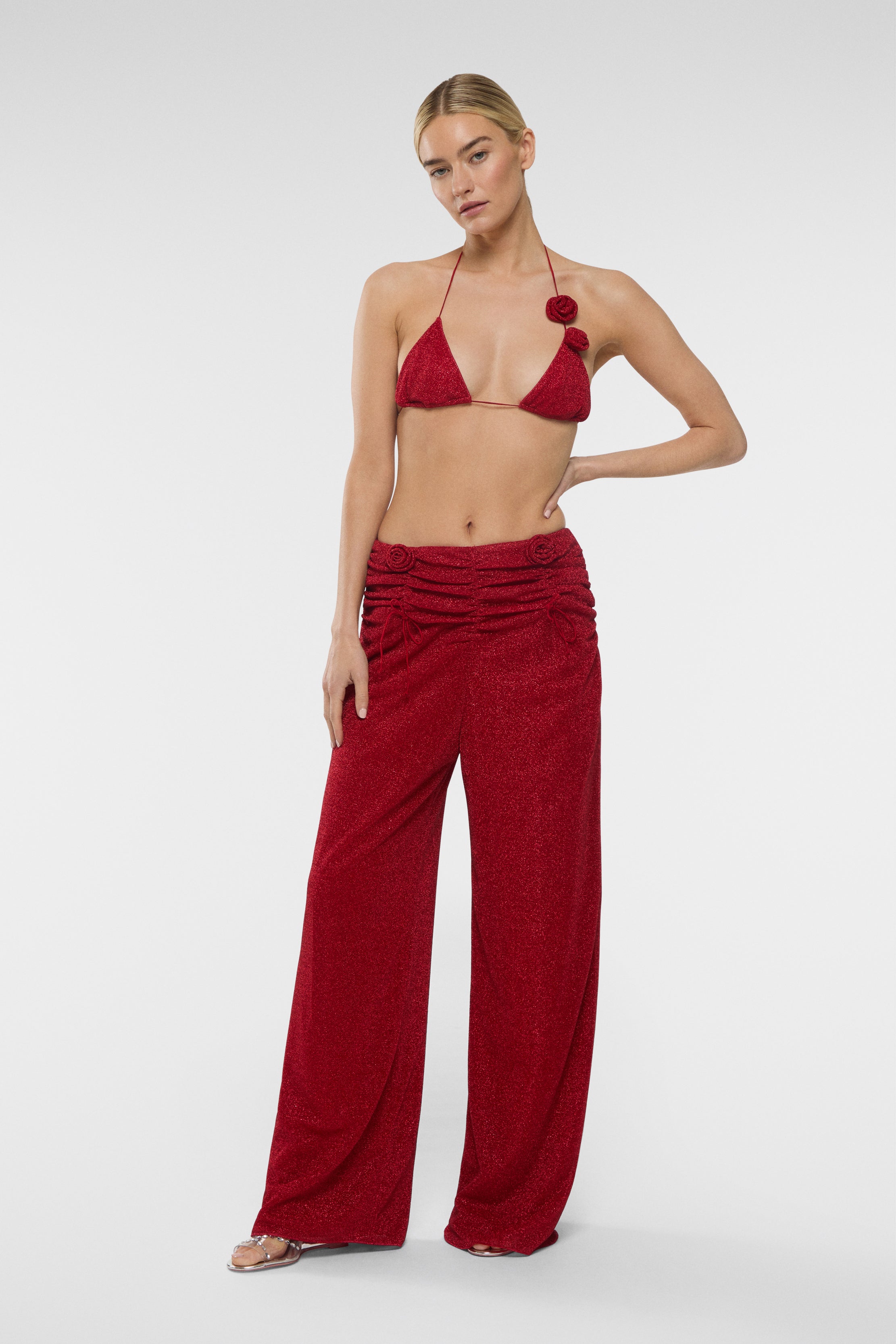 Red Roses Pants