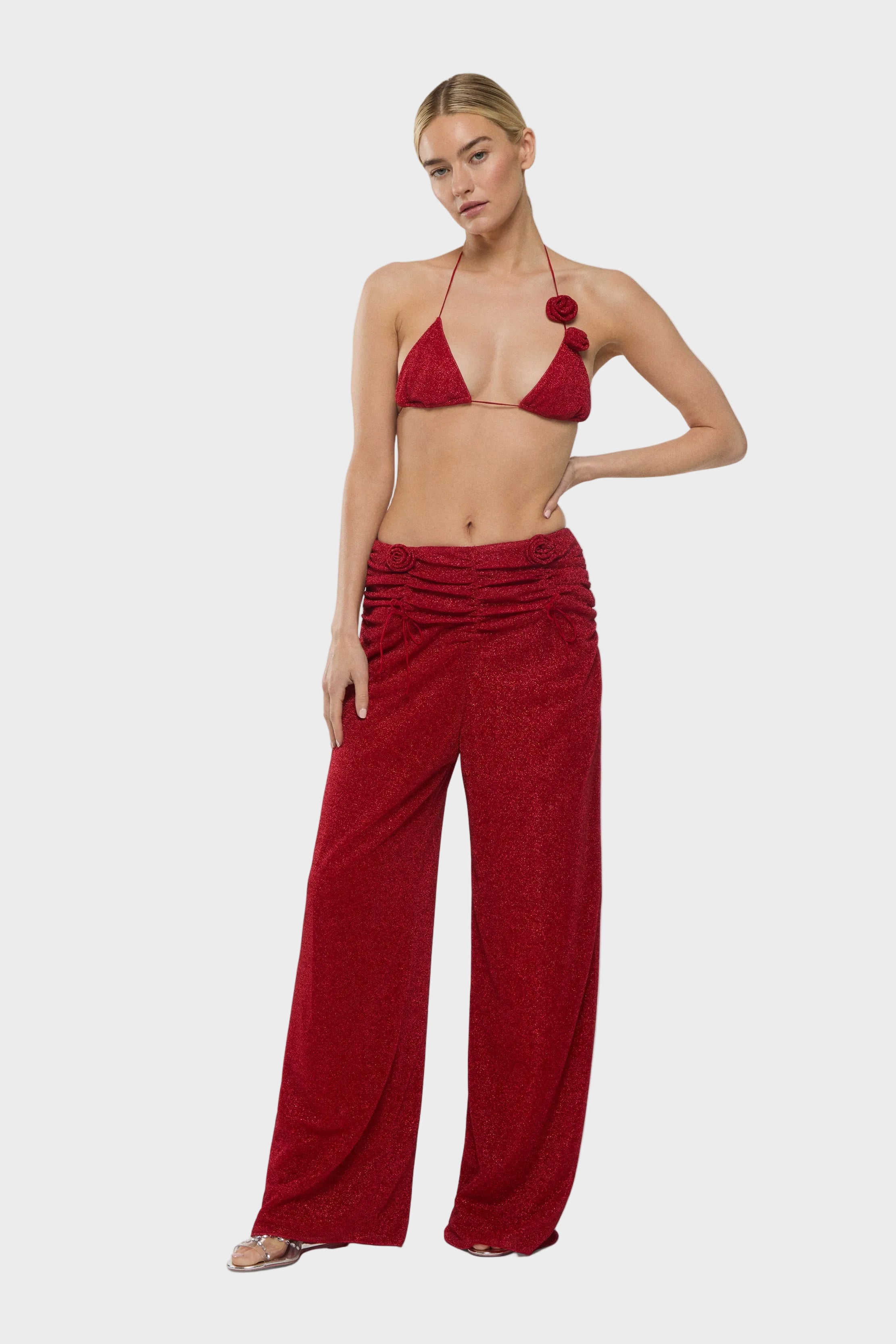 Red Roses Pants