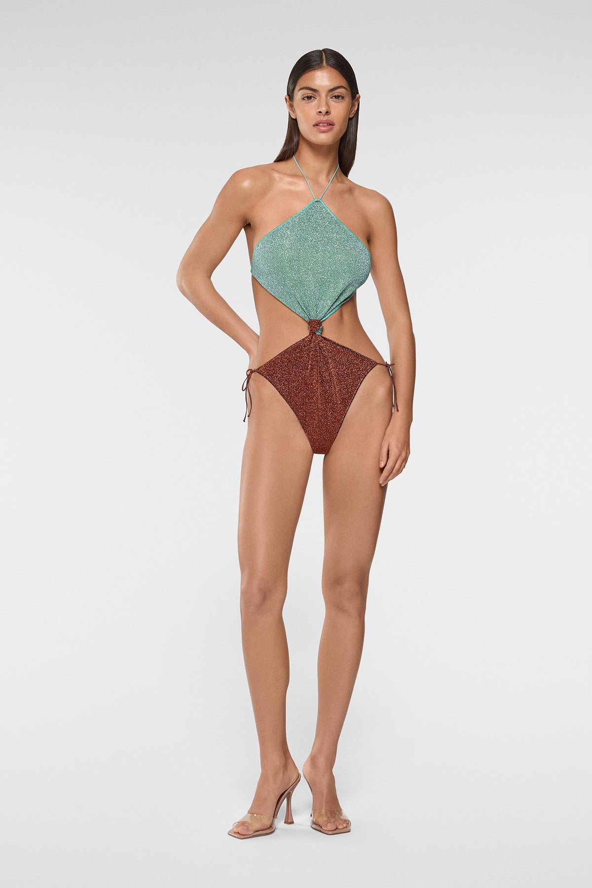 Lumière Bicolor Knot Maillot