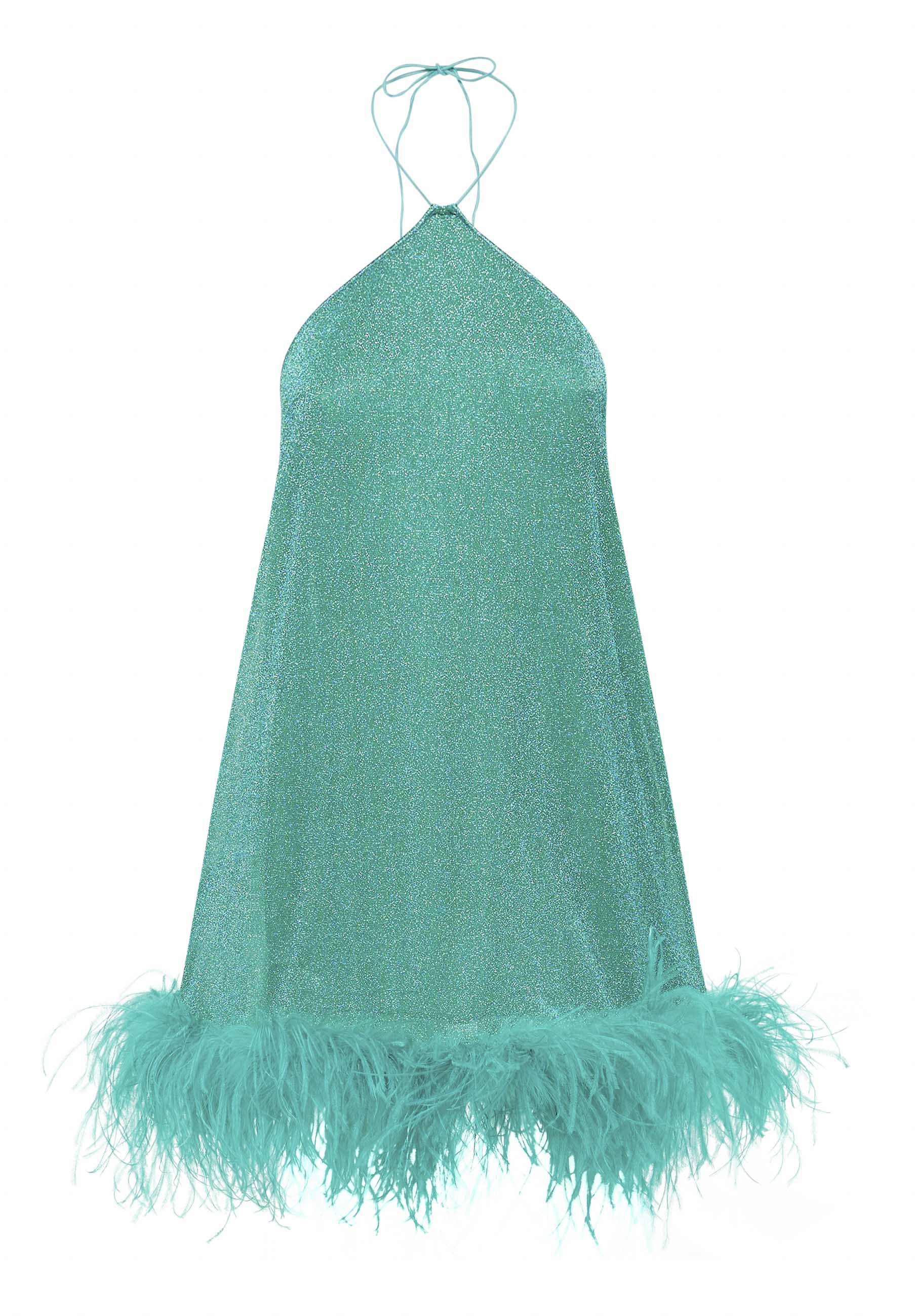 HS23 Lumière Plumage Necklace Short Dress