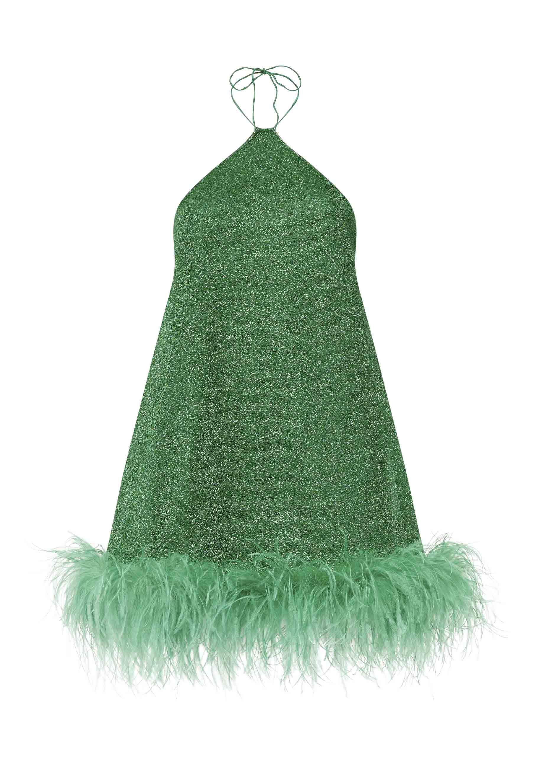 HS23 Lumière Plumage Necklace Short Dress