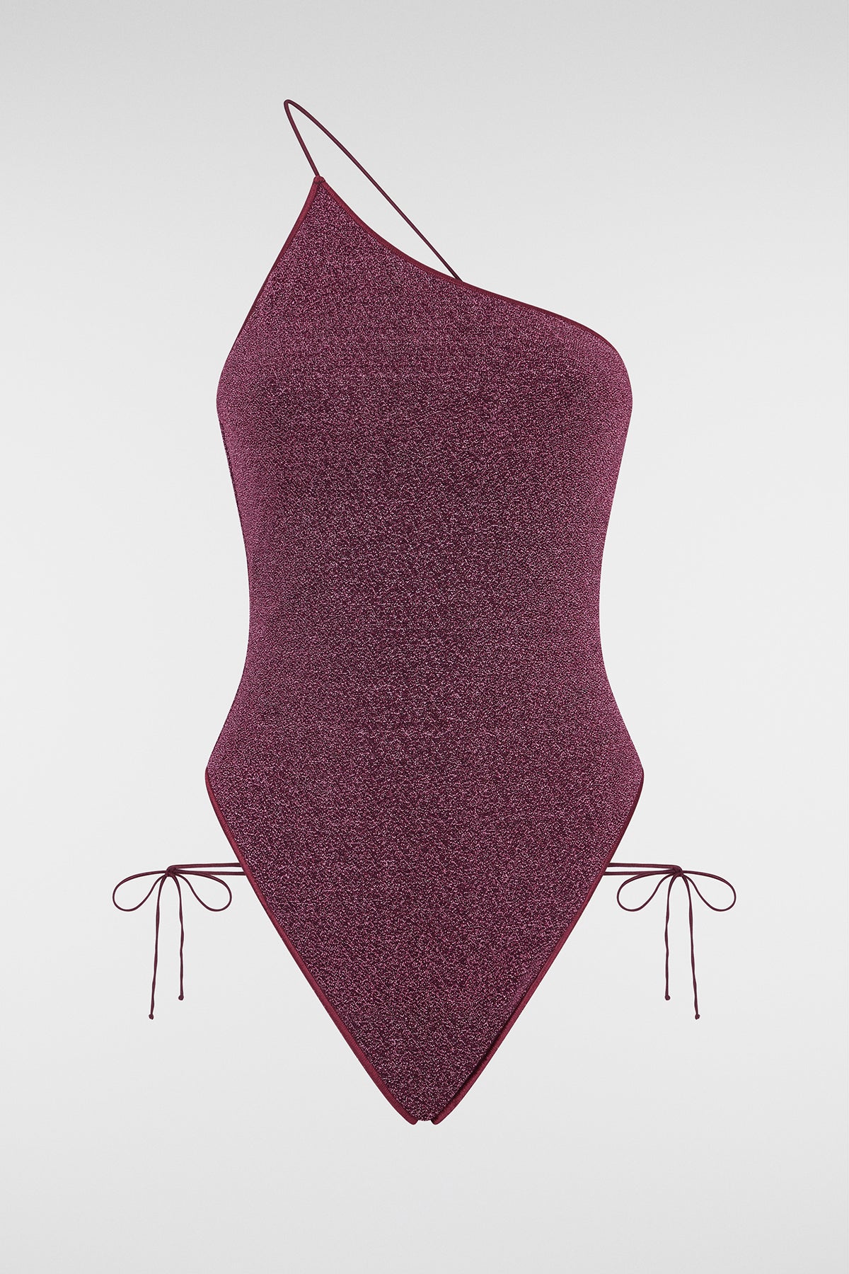 Lumière One Shoulder Lace Maillot