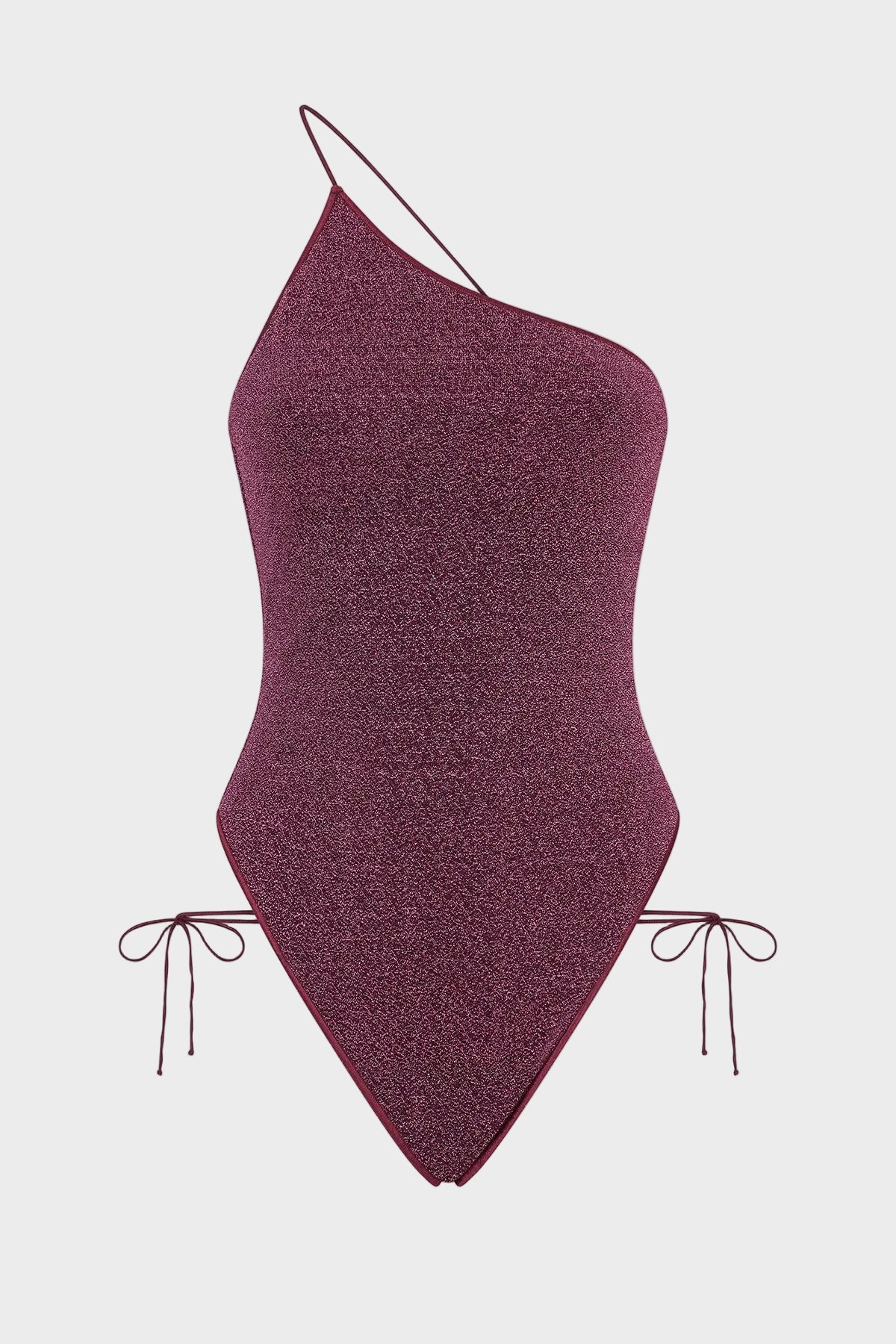 Lumière One Shoulder Lace Maillot