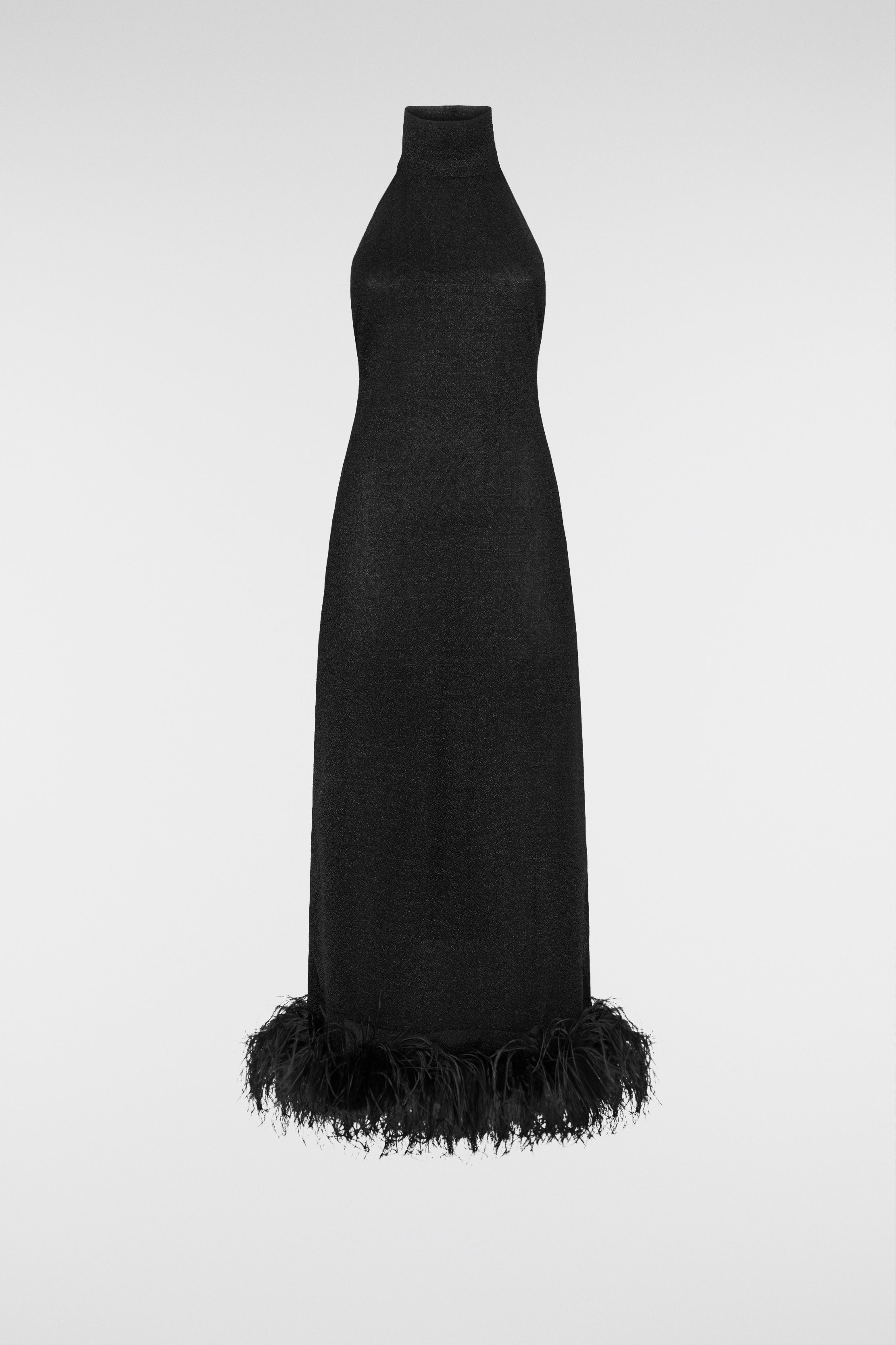 Lumière Plumage Turtleneck Dress