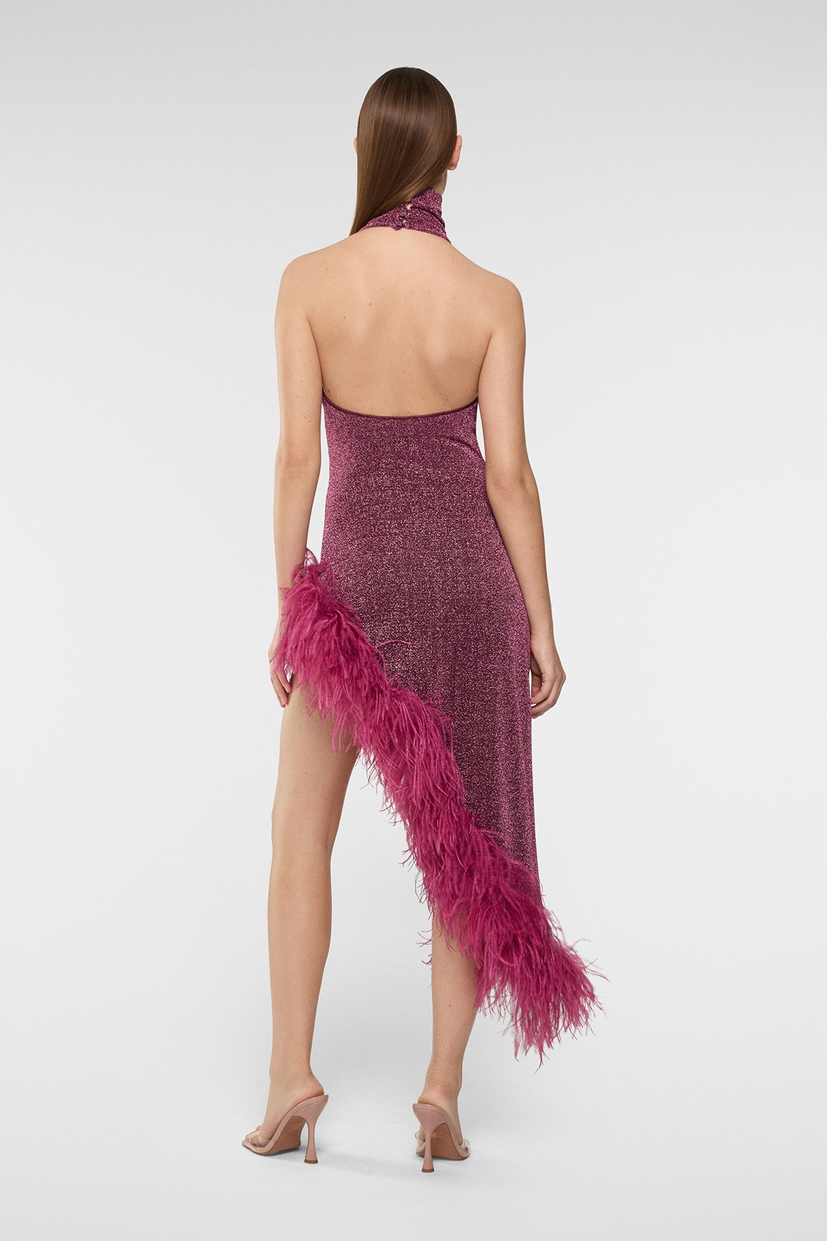 HS24 Lumière Plumage Turtleneck Dress