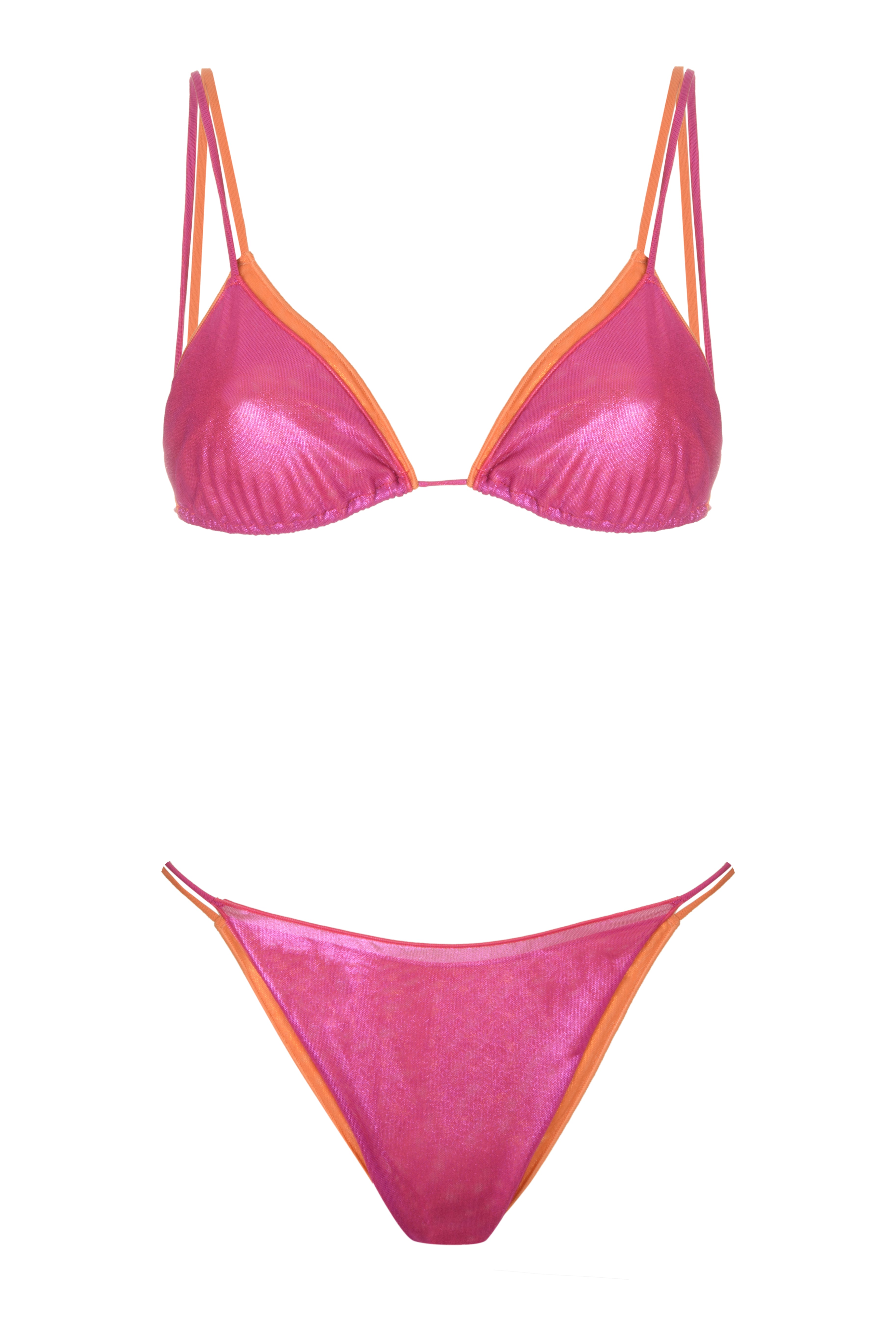 Lamè Double Bikini