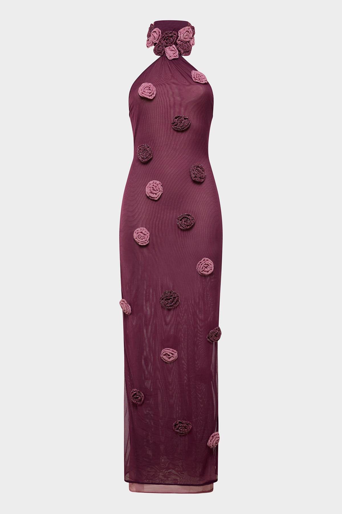 oseree purple dress Oseree Metallic Lurex Mini Dress