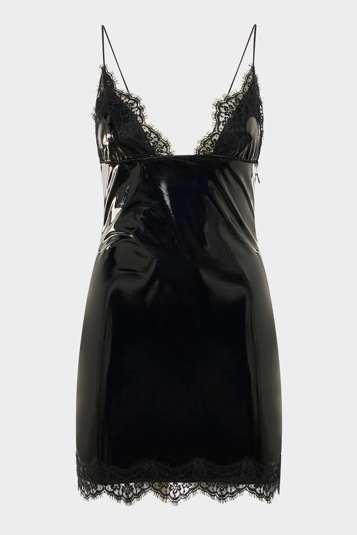 Travaill Latex Mini Dress