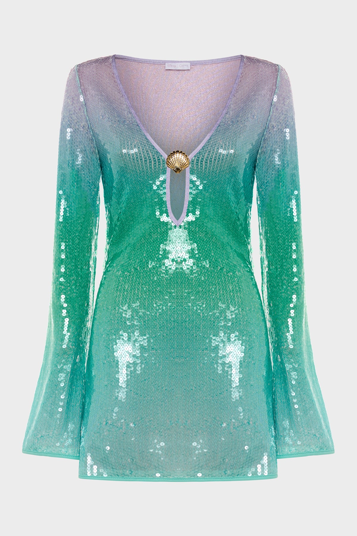 Paillettes Shell Kaftan