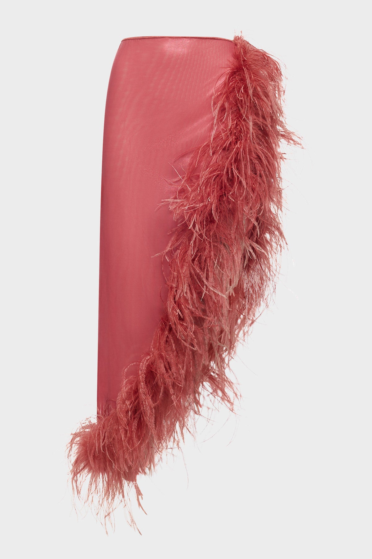 Lame Plumage Pareo Skirt