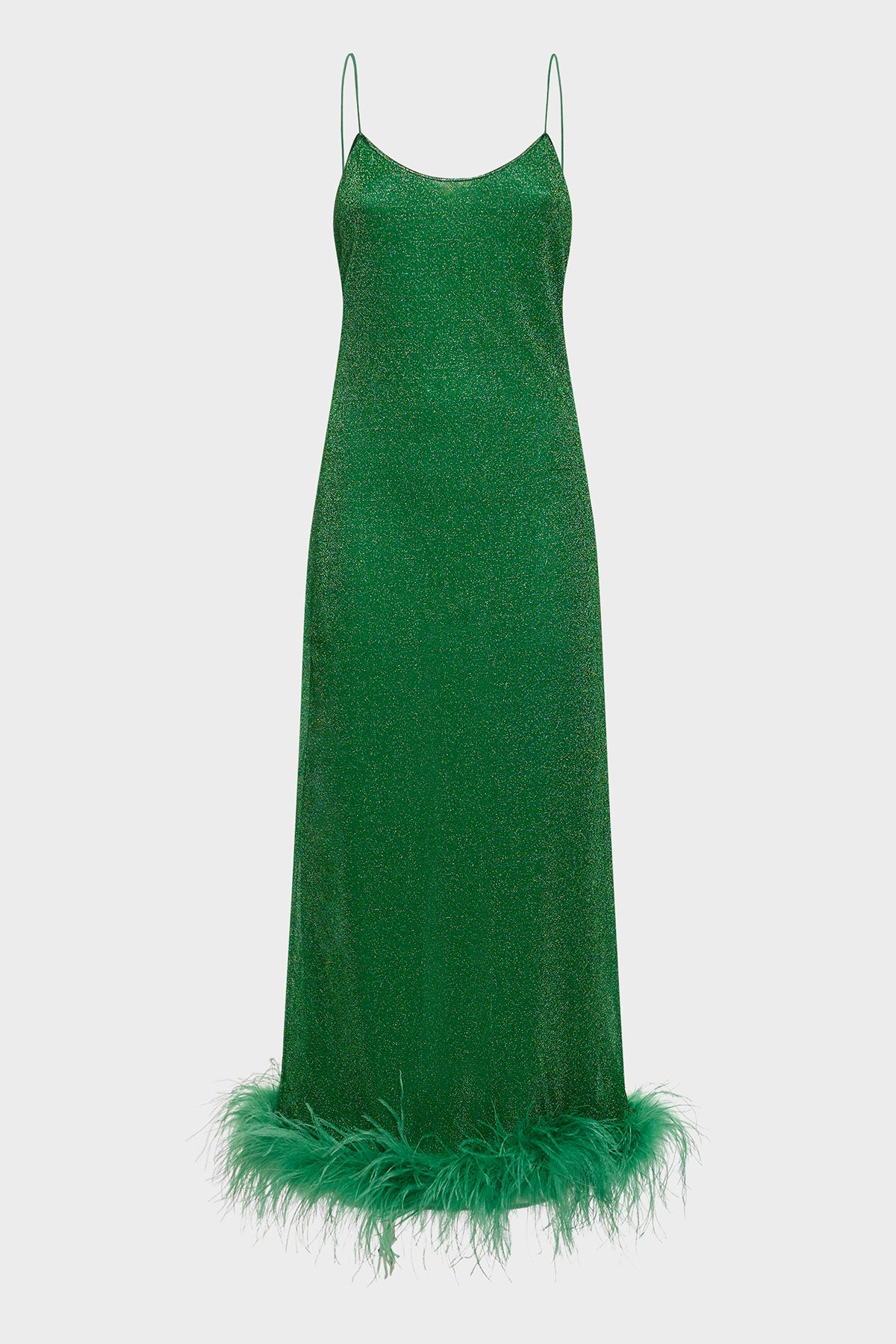 Lumière Plumage Slip Dress