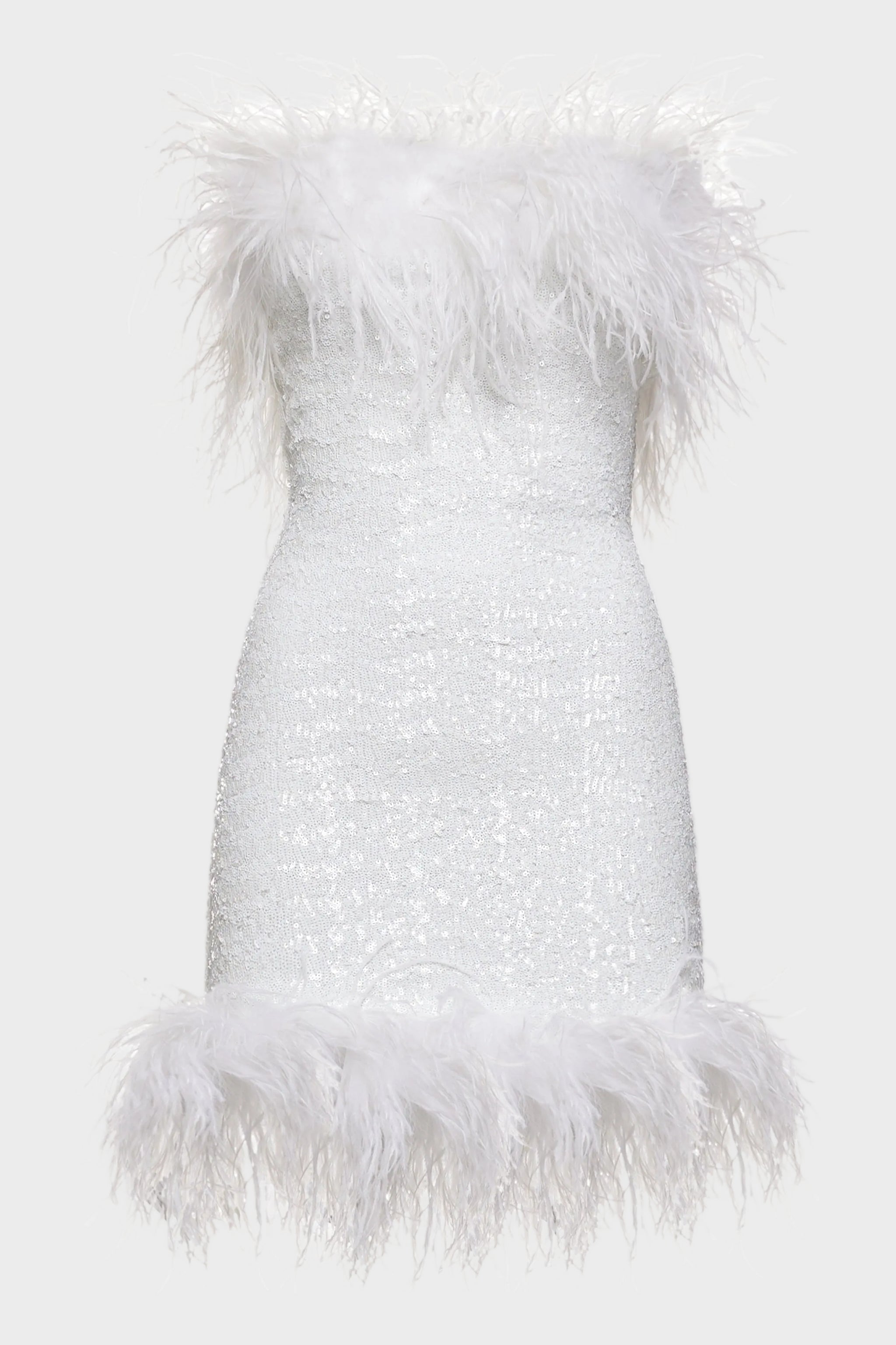 Paillettes Plumage Mini Dress Paillettes Plumage Mini Dress