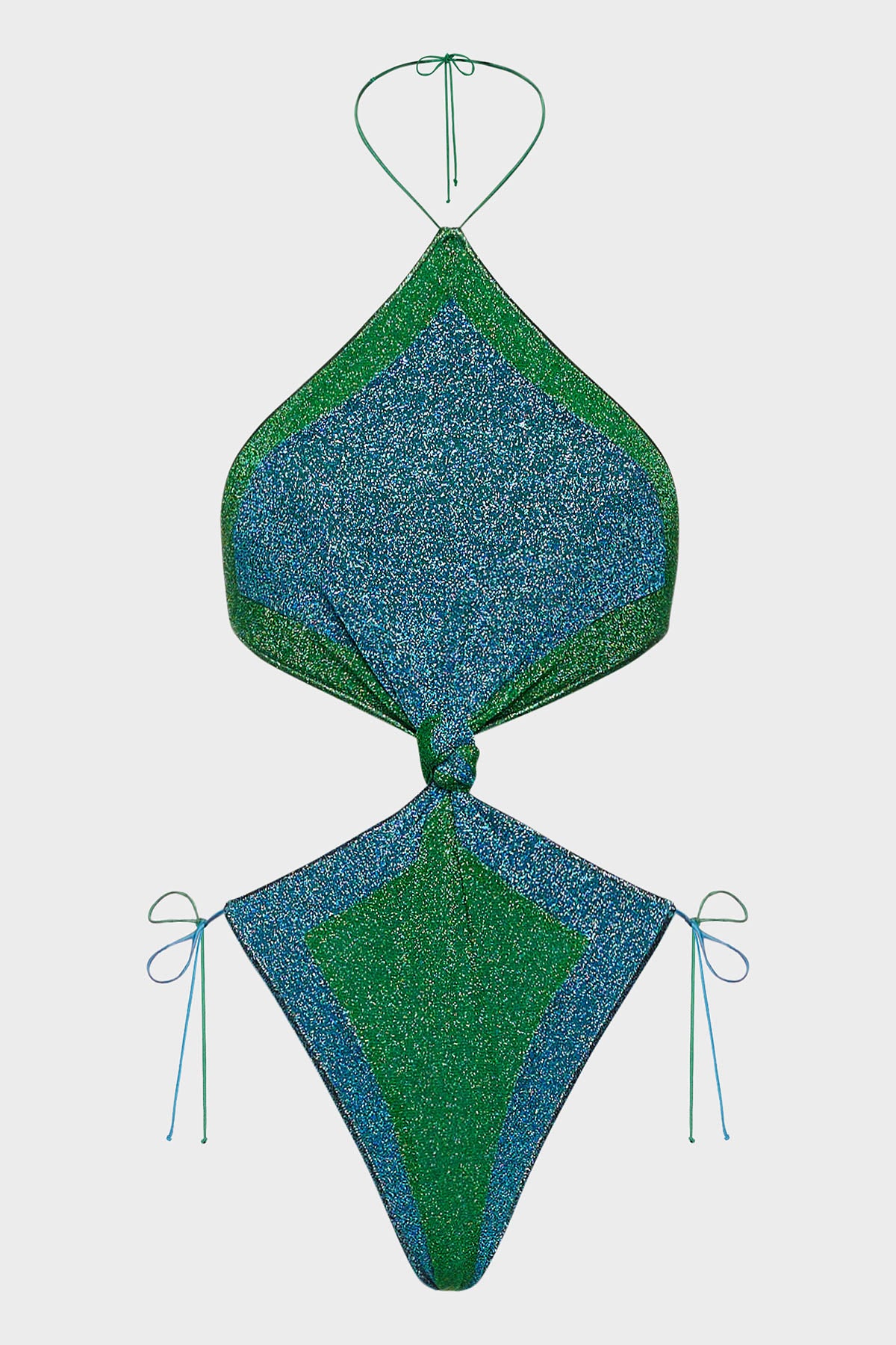 Lumière Bicolor Diamond Knot Maillot