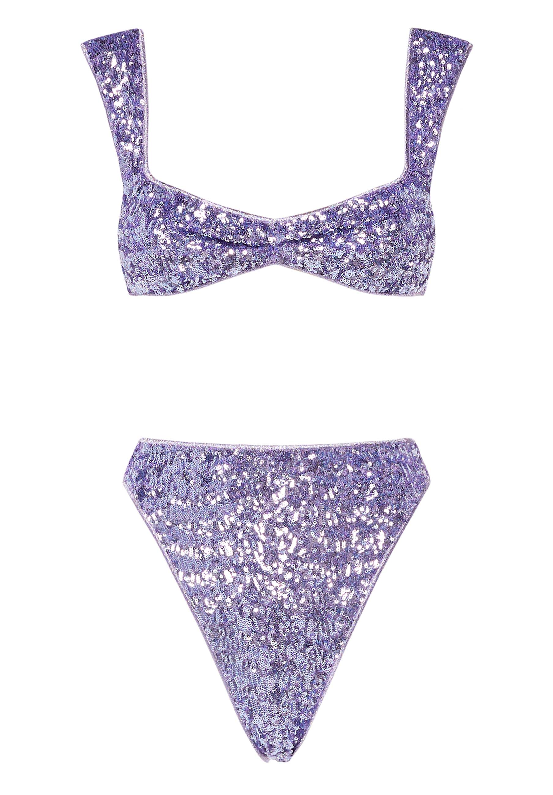 Paillettes Bra + 90s Bottom