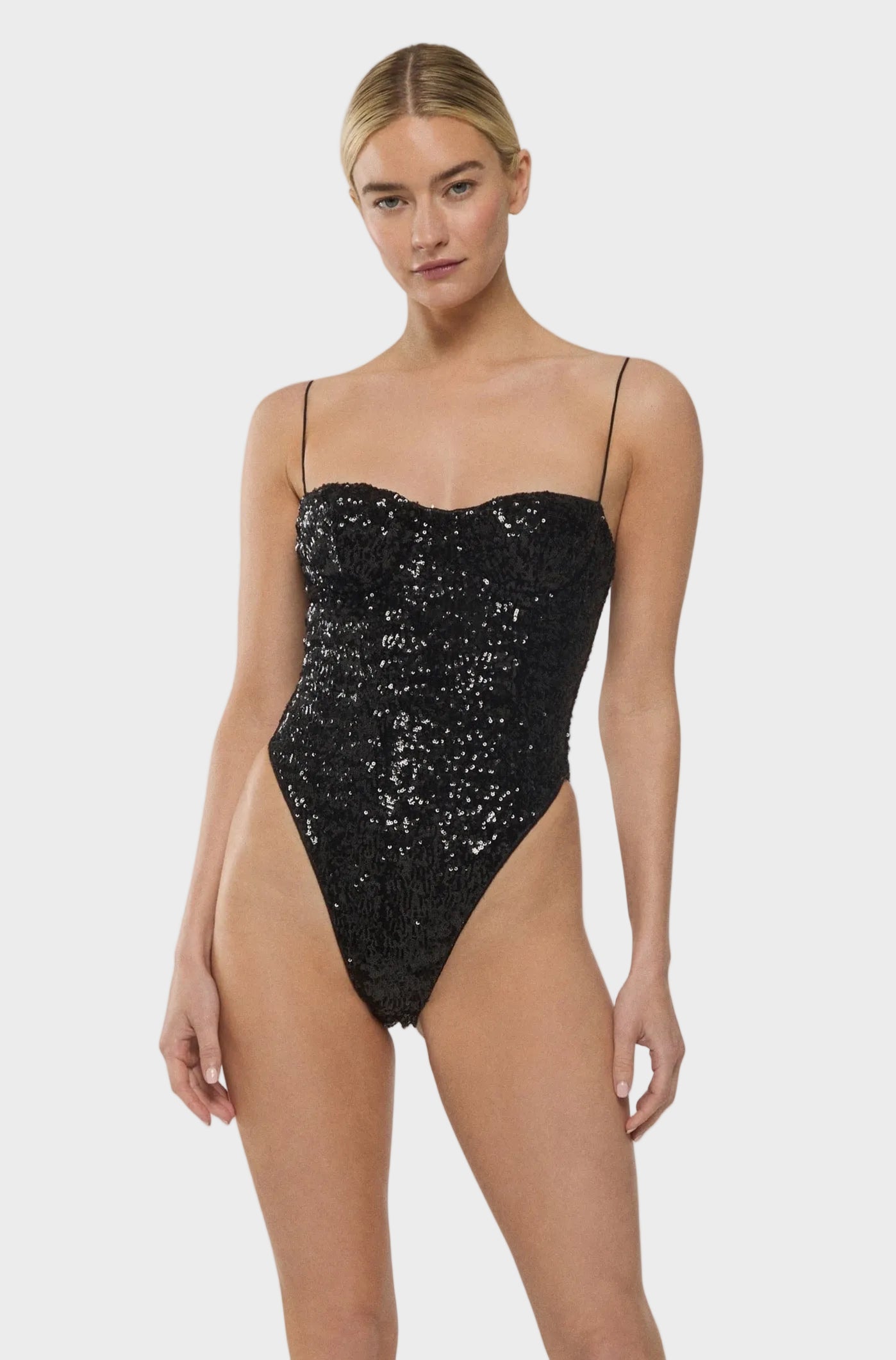 Paillettes Balconette Maillot