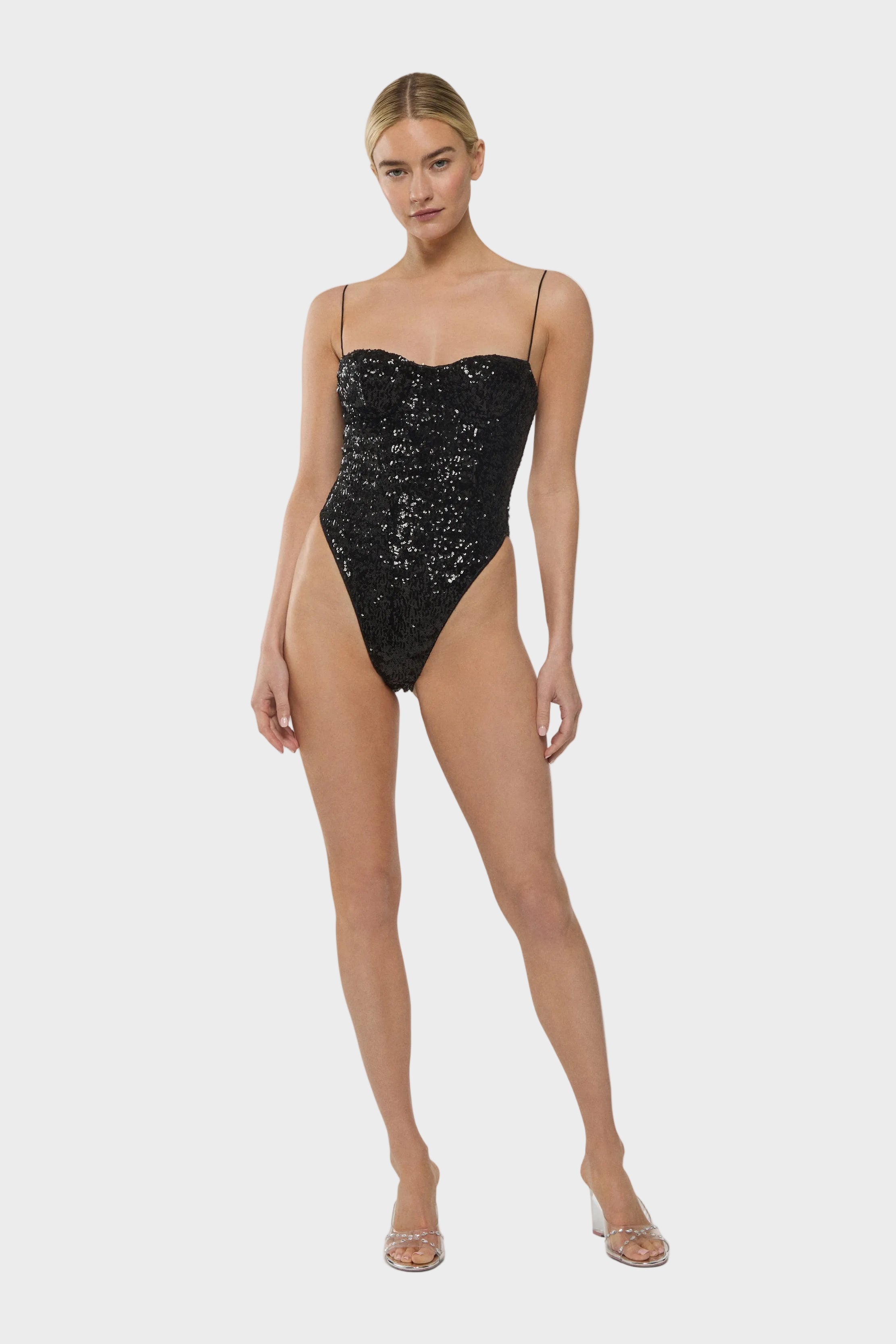Paillettes Balconette Maillot