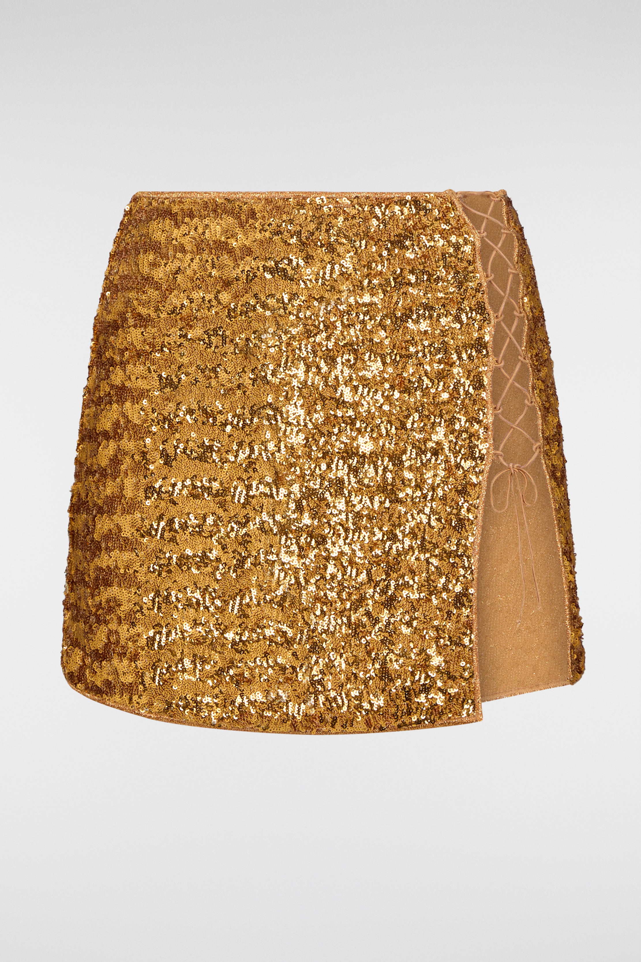 Paillettes Lacè Mini Skirt