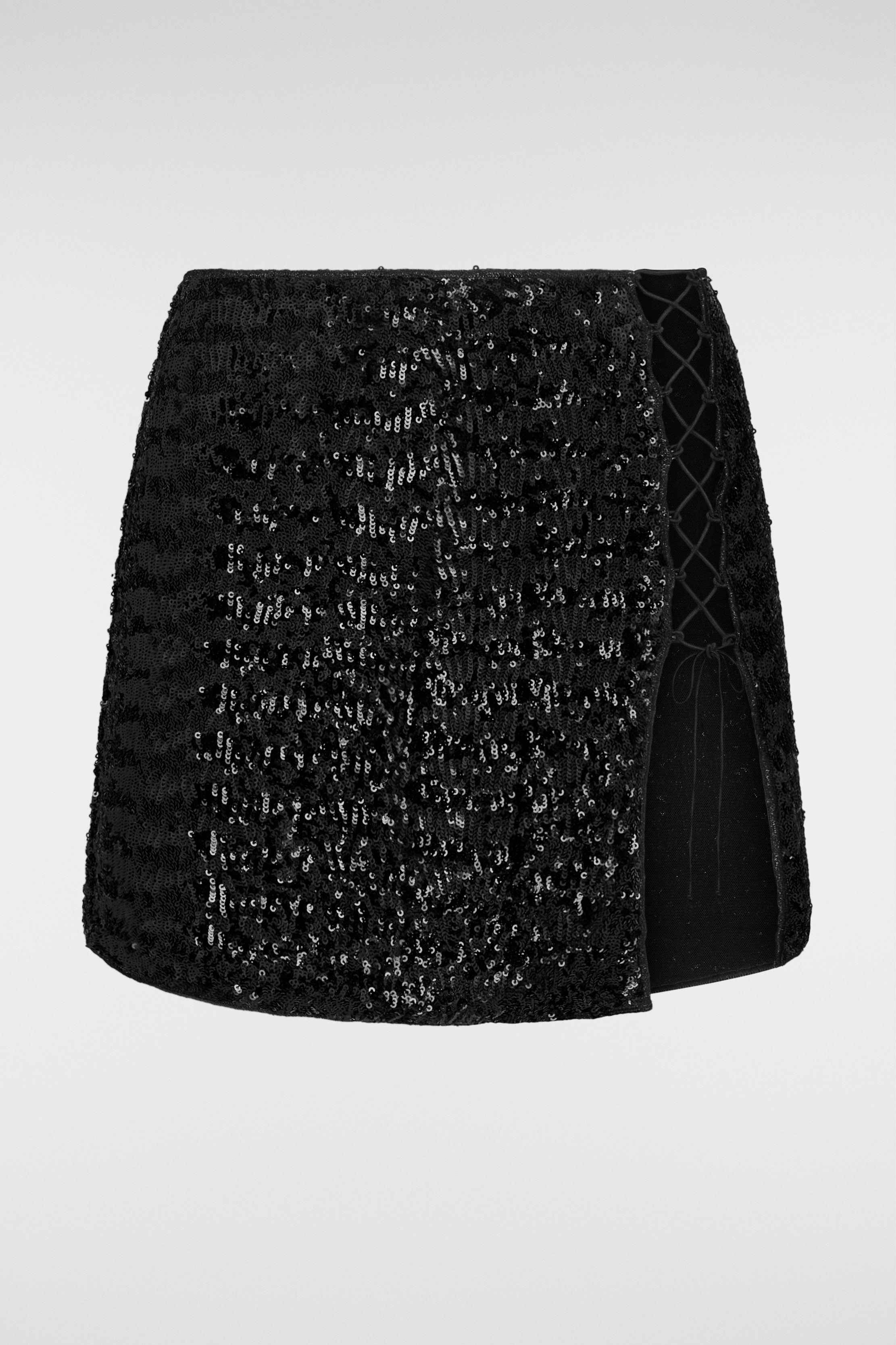 Paillettes Lacè Mini Skirt