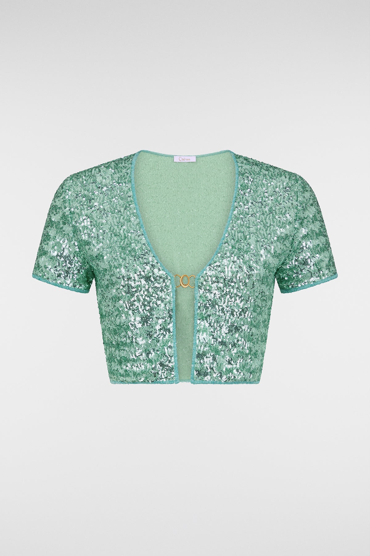 HS24 Paillettes Crop Shirt