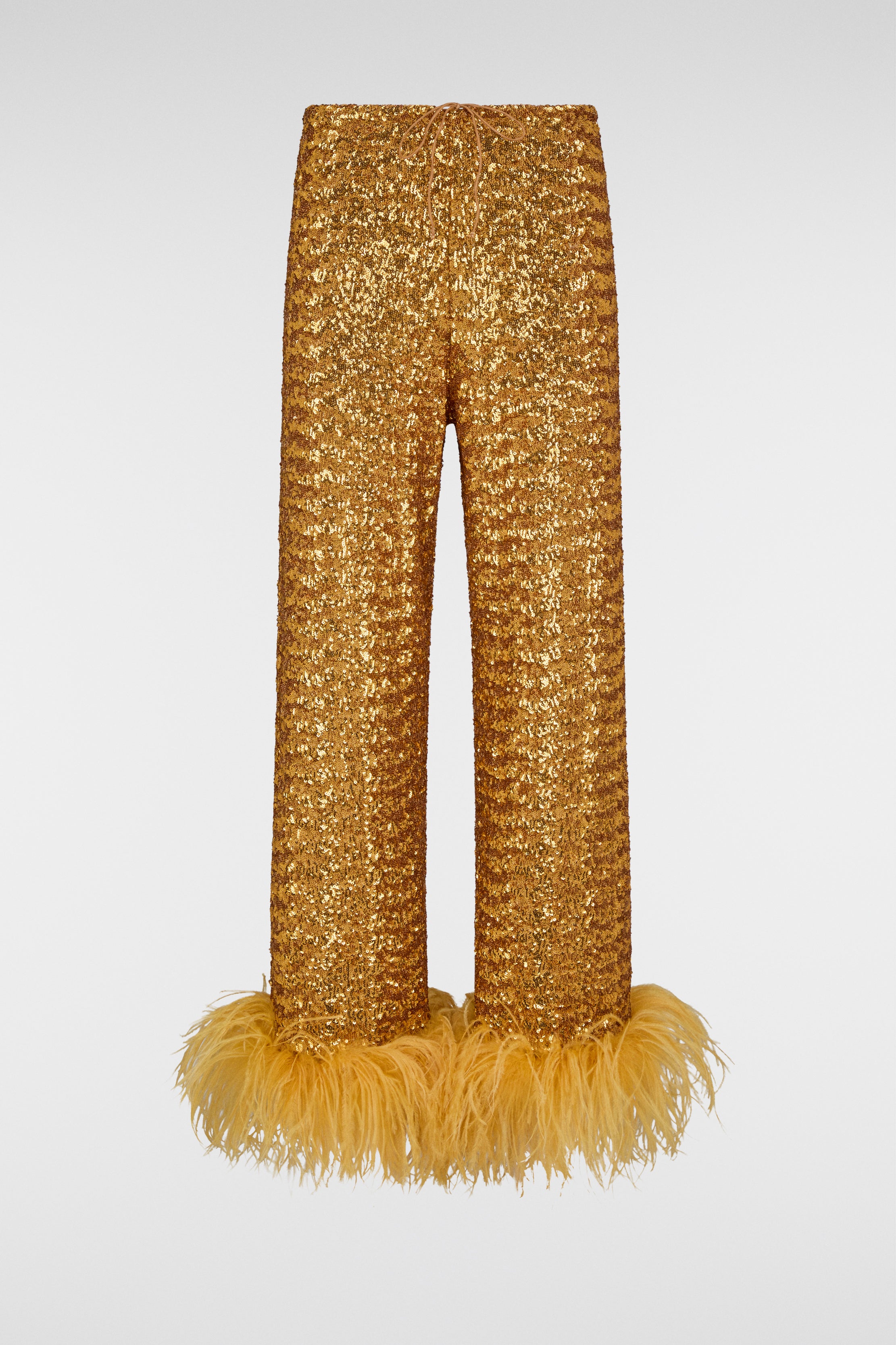 Paillettes Plumage Pants