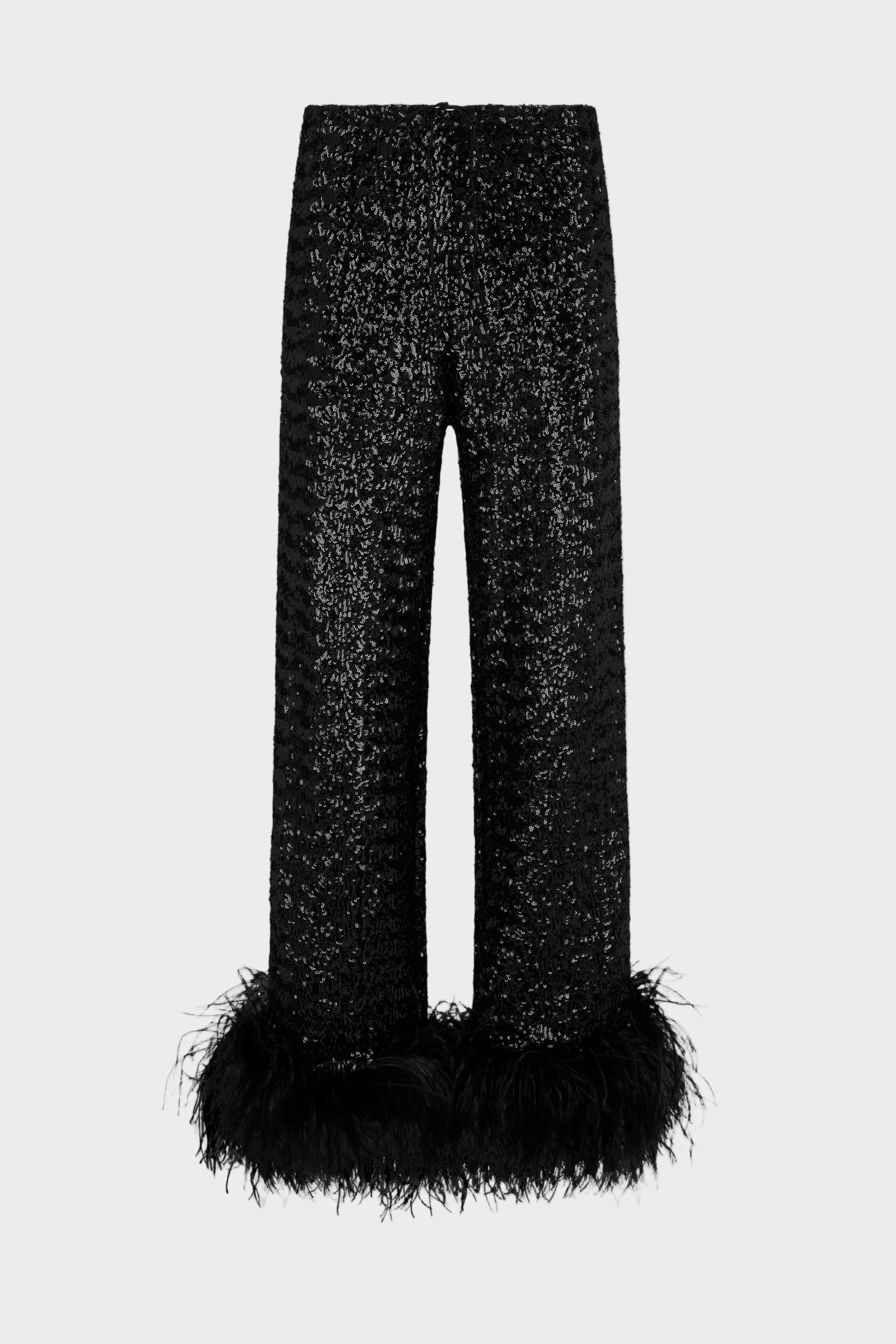Paillettes Plumage Pants