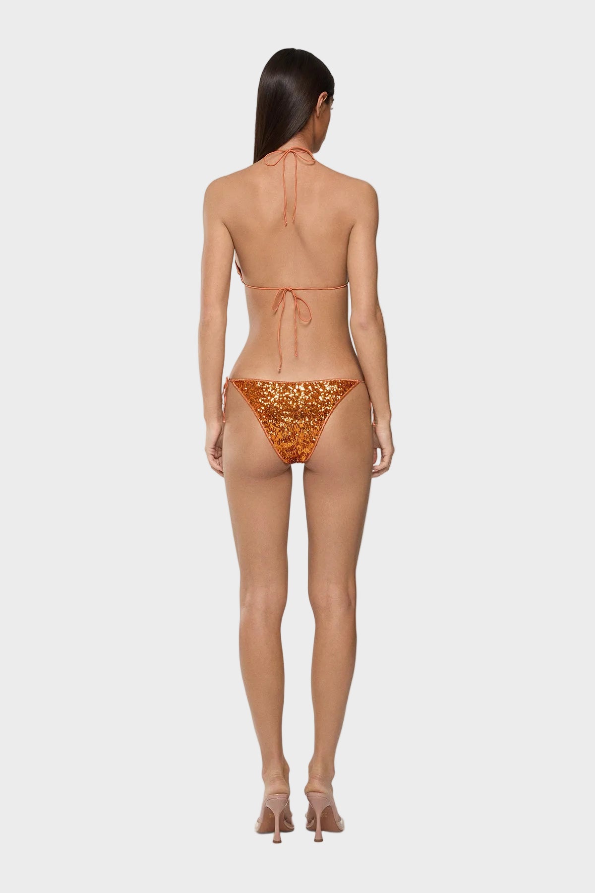 Paillettes Crossed Bikini