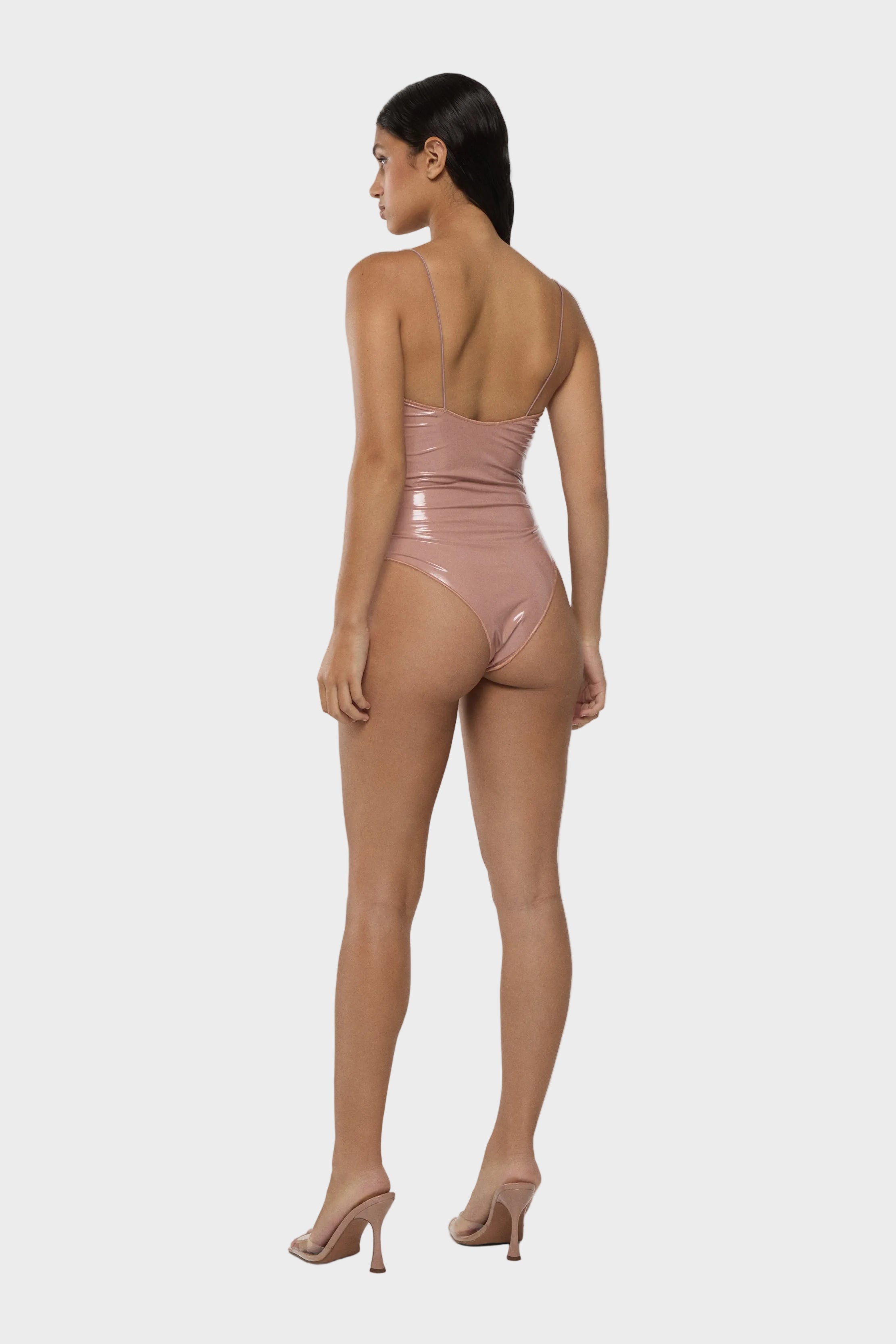 Latex Balconette Maillot