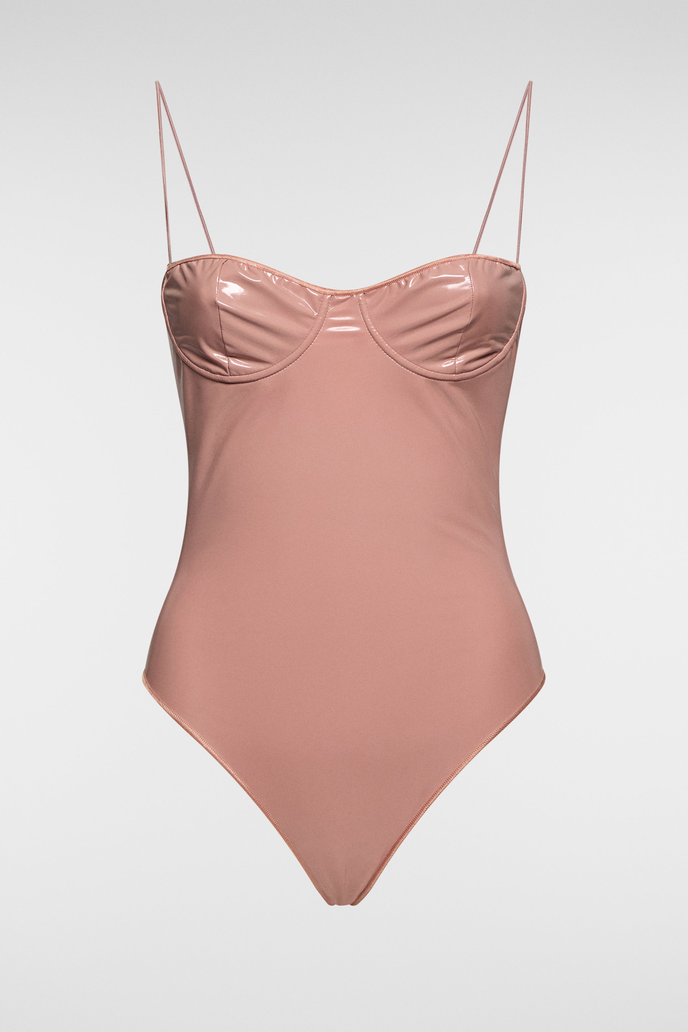 Latex Balconette Maillot