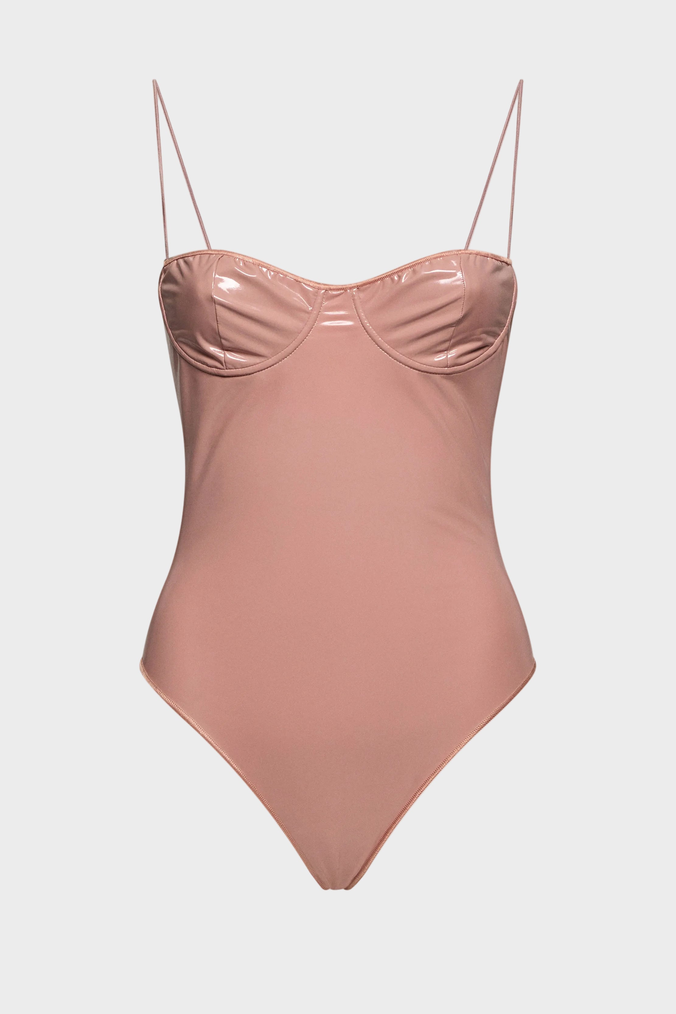 Latex Balconette Maillot