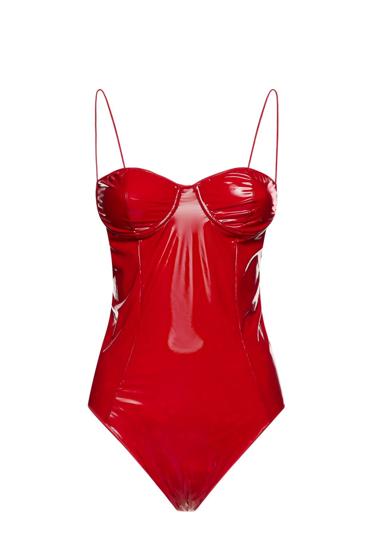 Latex Balconette Maillot