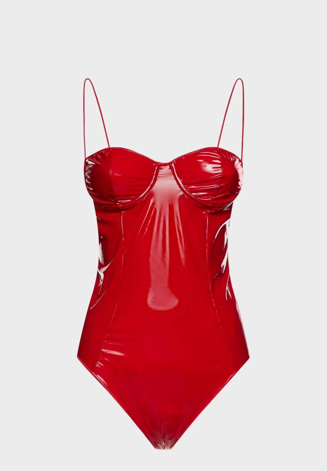 Latex Balconette Maillot