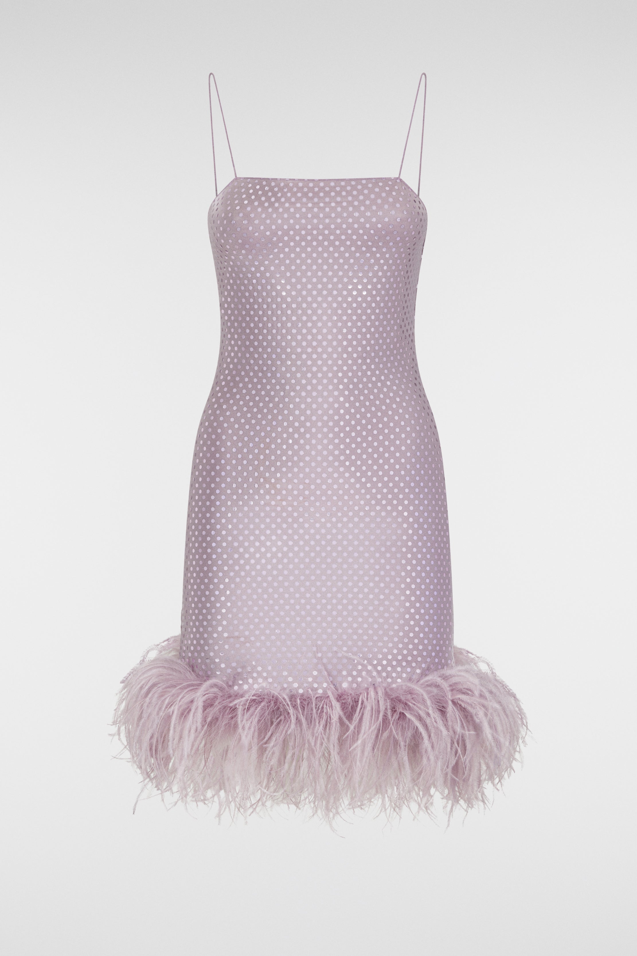 Disco Plumage Mini Dress