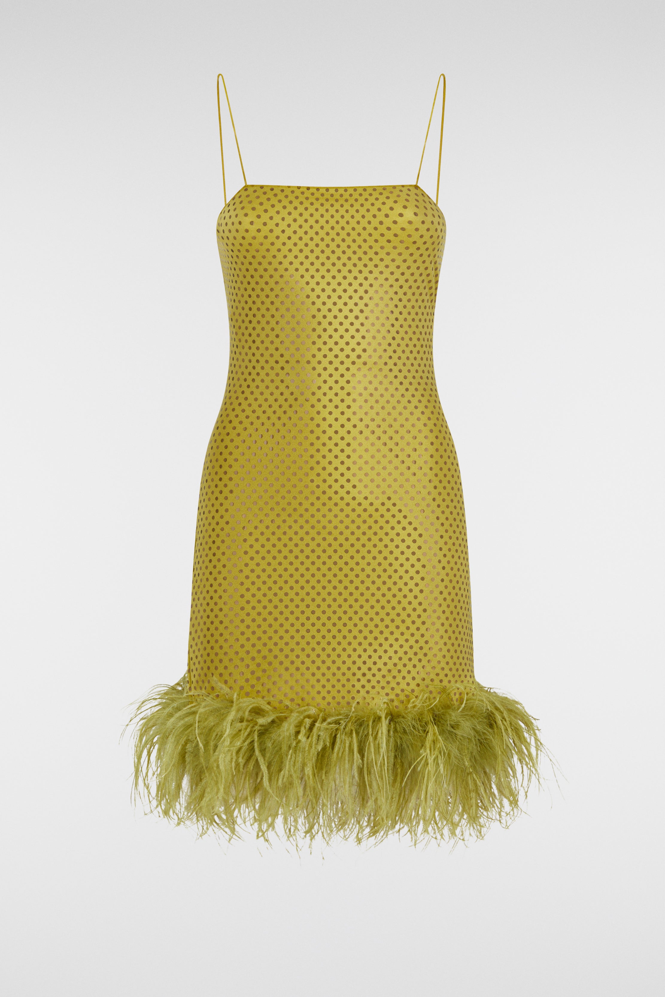 Disco Plumage Mini Dress