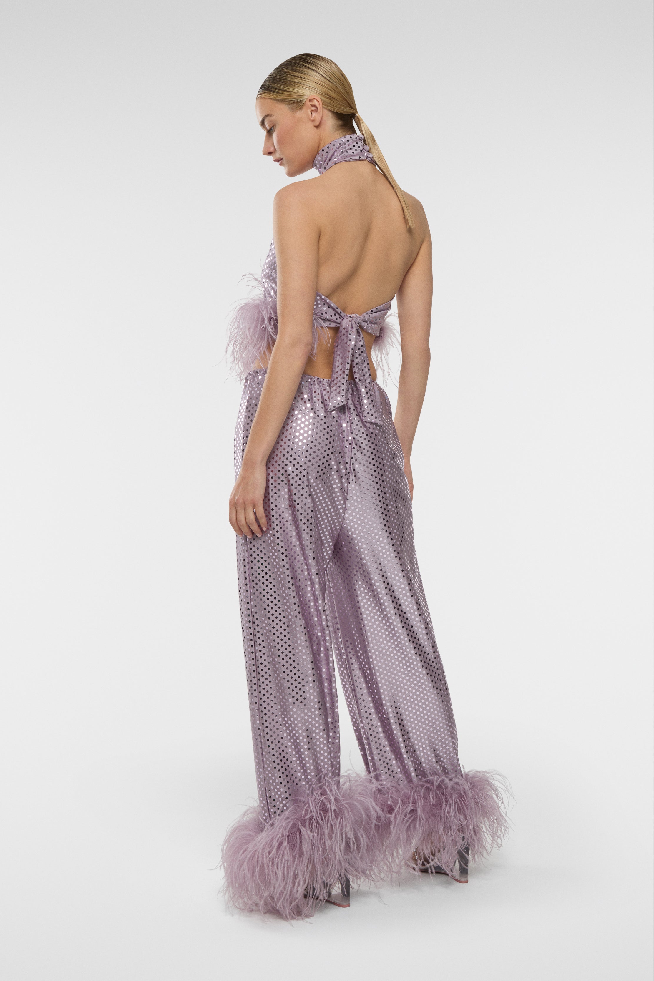 SS24 Disco Plumage Pants