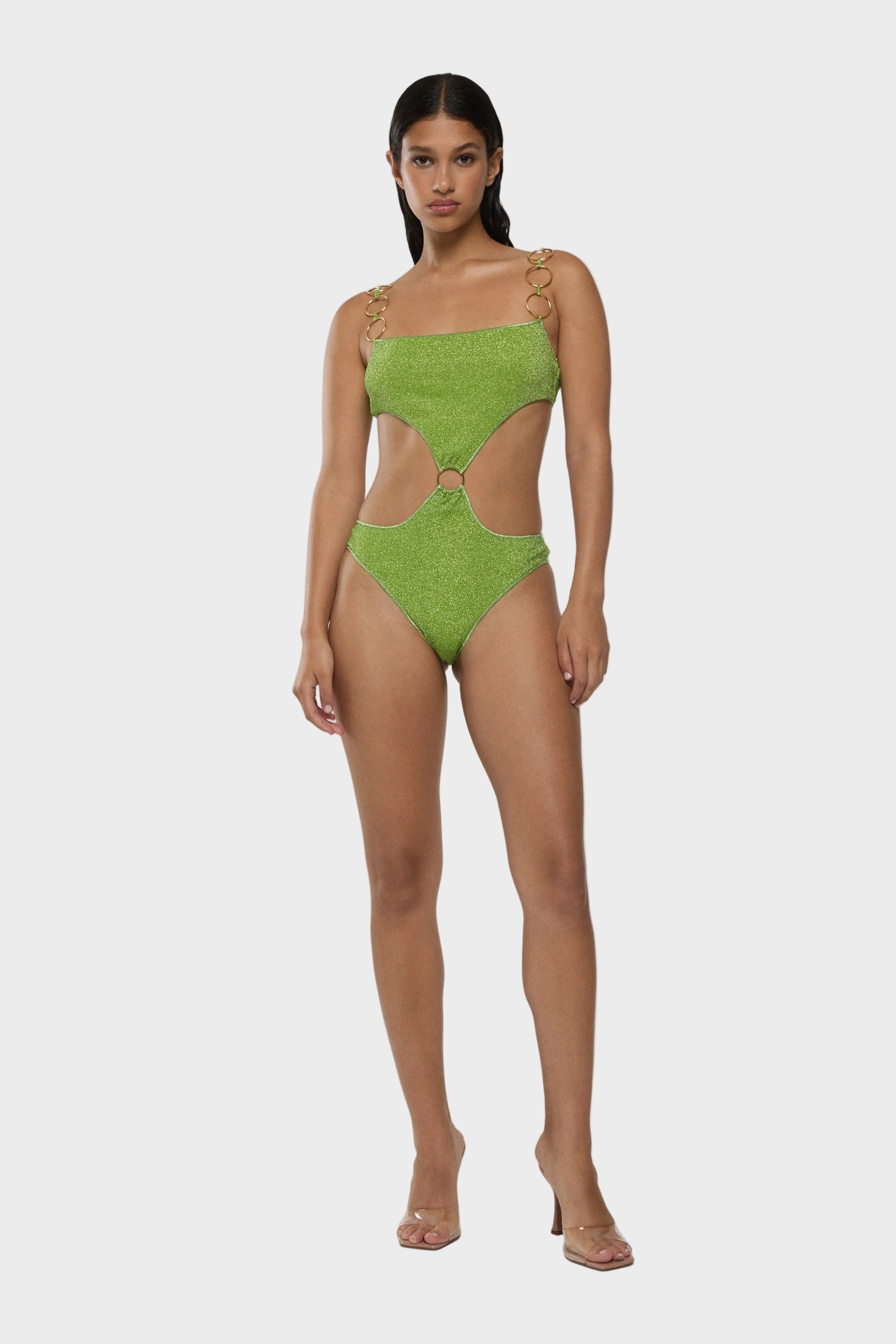 Lumière Ring Cut Out Maillot