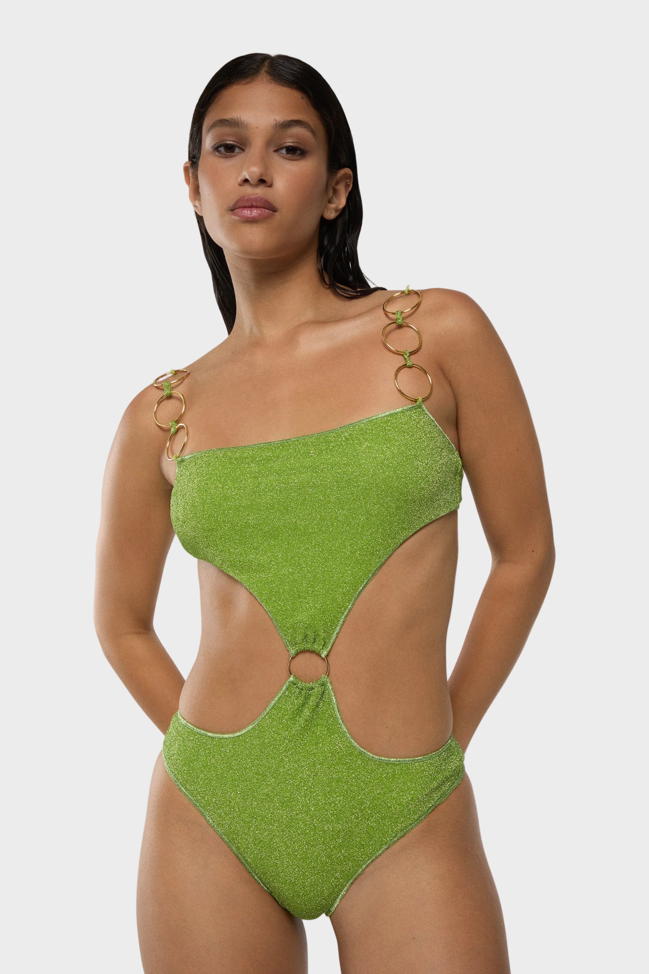 Lumière Ring Cut Out Maillot