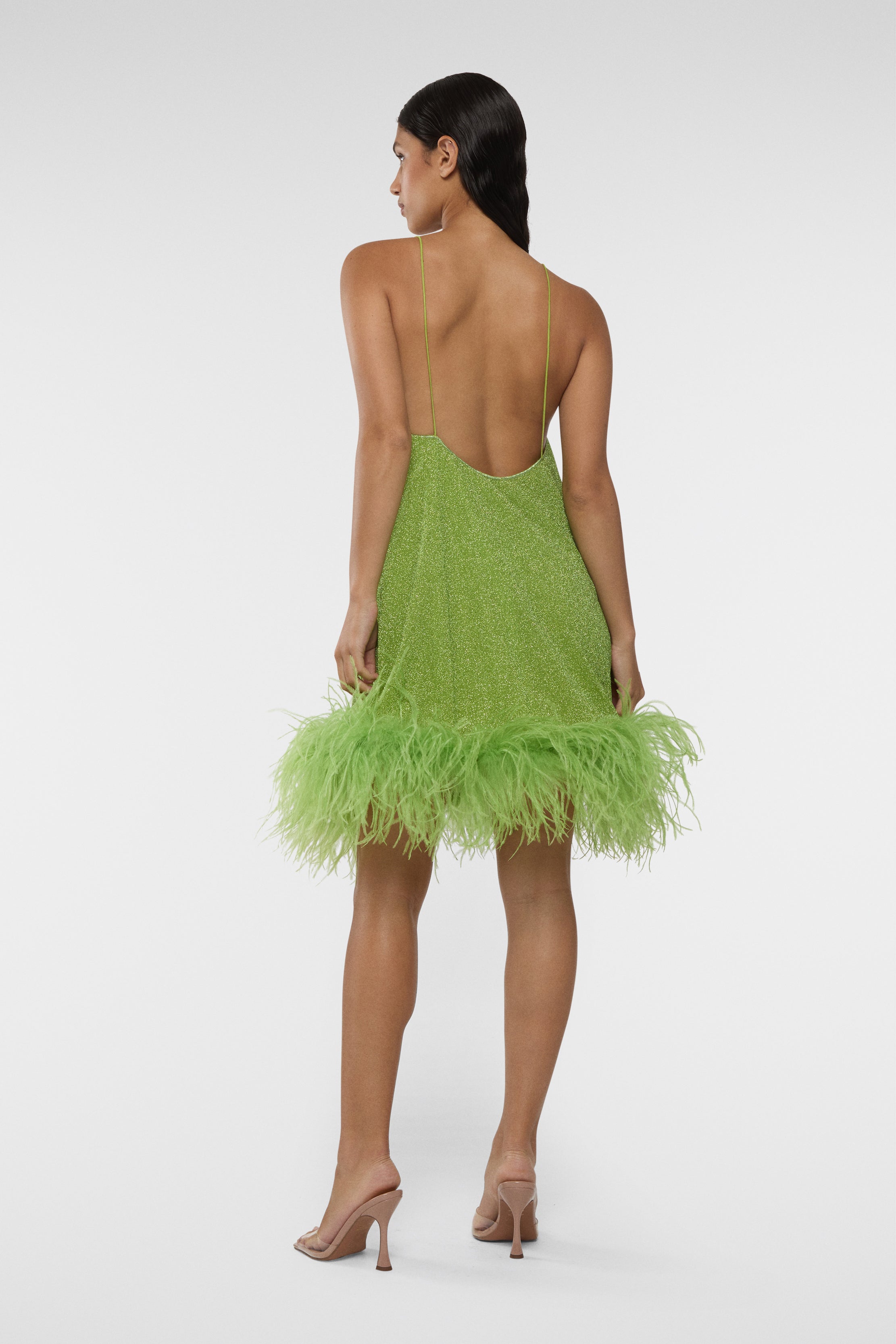 Lumière Plumage Short Dress