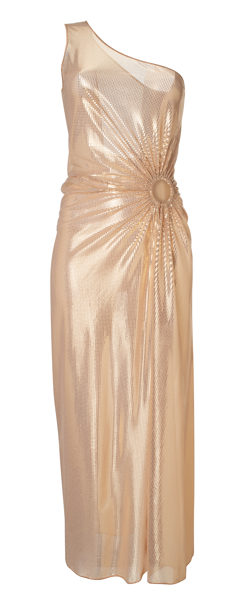Disco One Shoulder Ring Dress