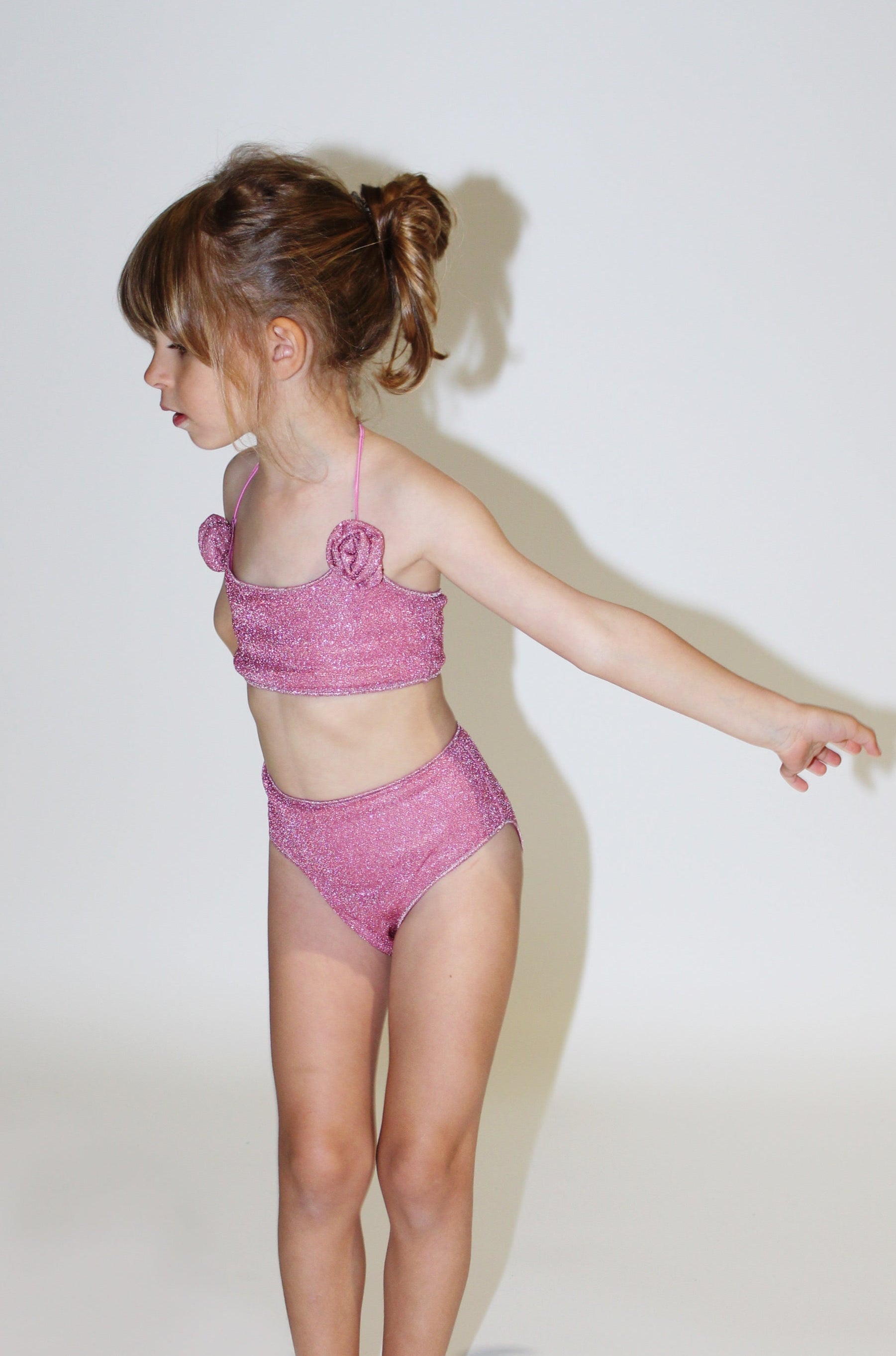 ビキニ OSEREE LUMIRE ROSE BIKINI IN LUREX Lumière Rose Microkini