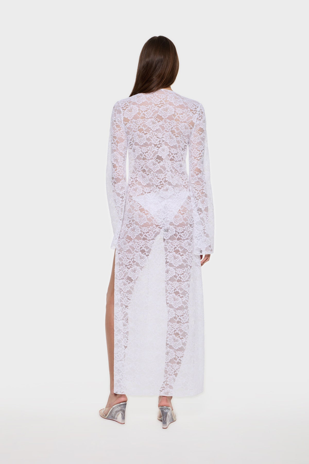 Bridal O-Lover Lace Long Kaftan