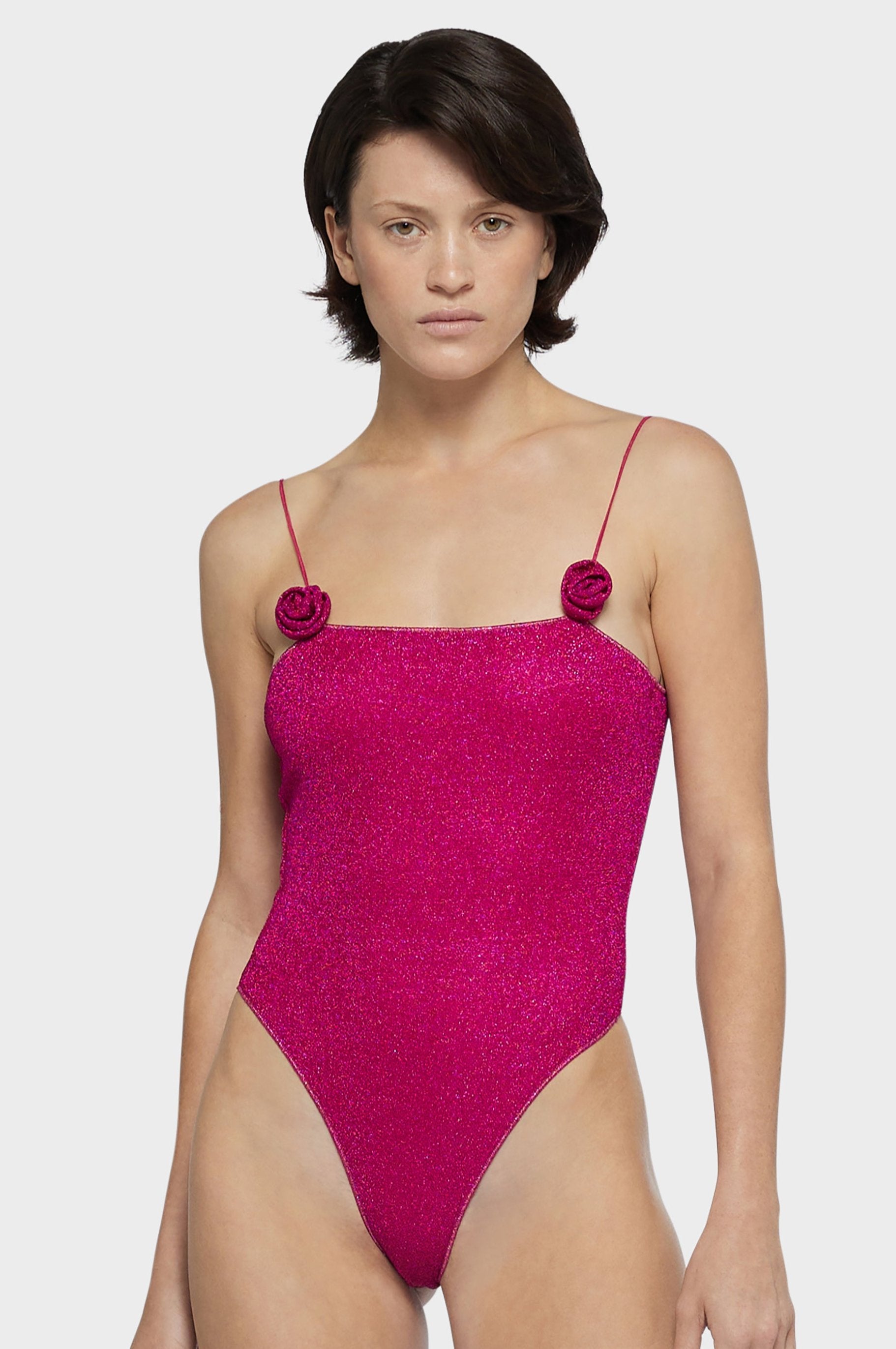 ワンピース水着 Oseree SS25 OSEREE Sea clothing Fuchsia (FIS249 FUCSIA) Lumière Rose Maillot
