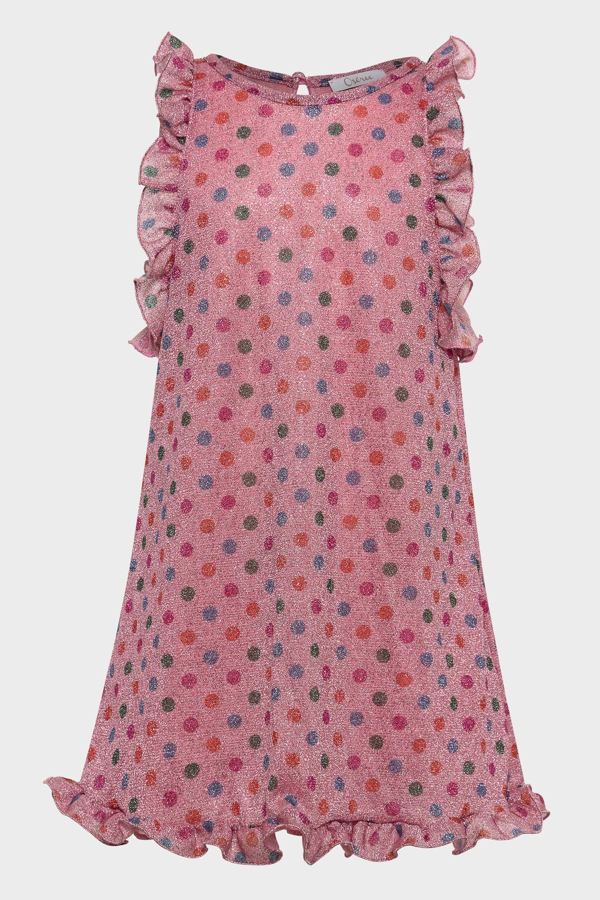 Osemini Multicolor Pois Mini Dress