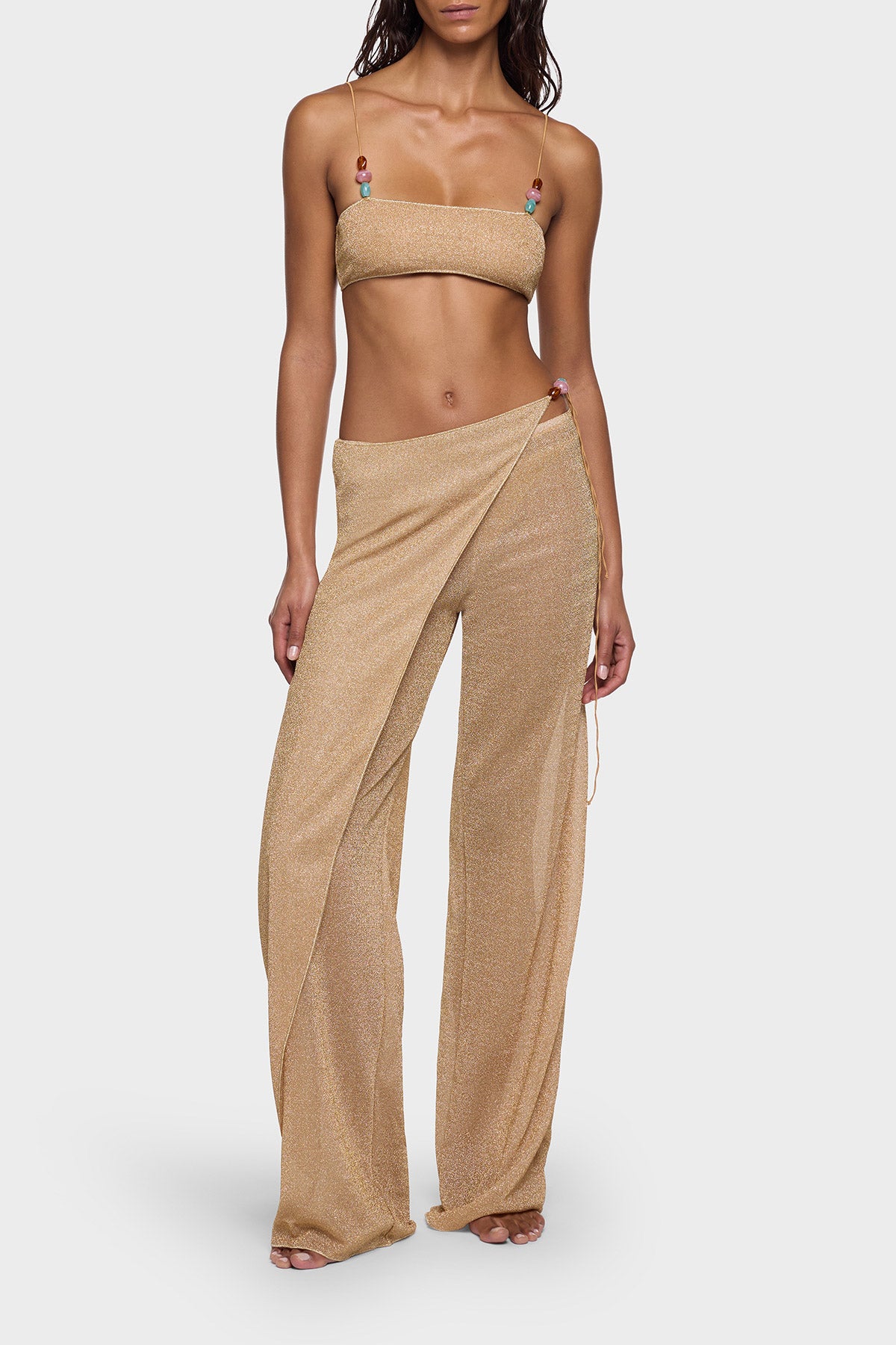 Lumiére Beads Pareo Pants