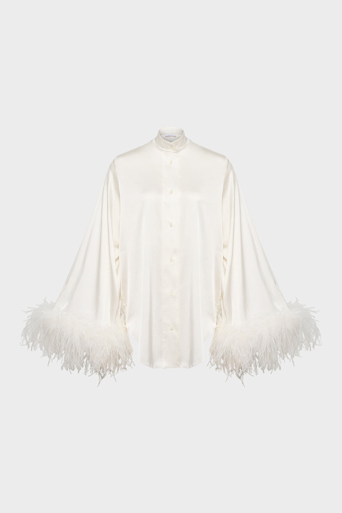 Bridal Satin Plumage Shirt