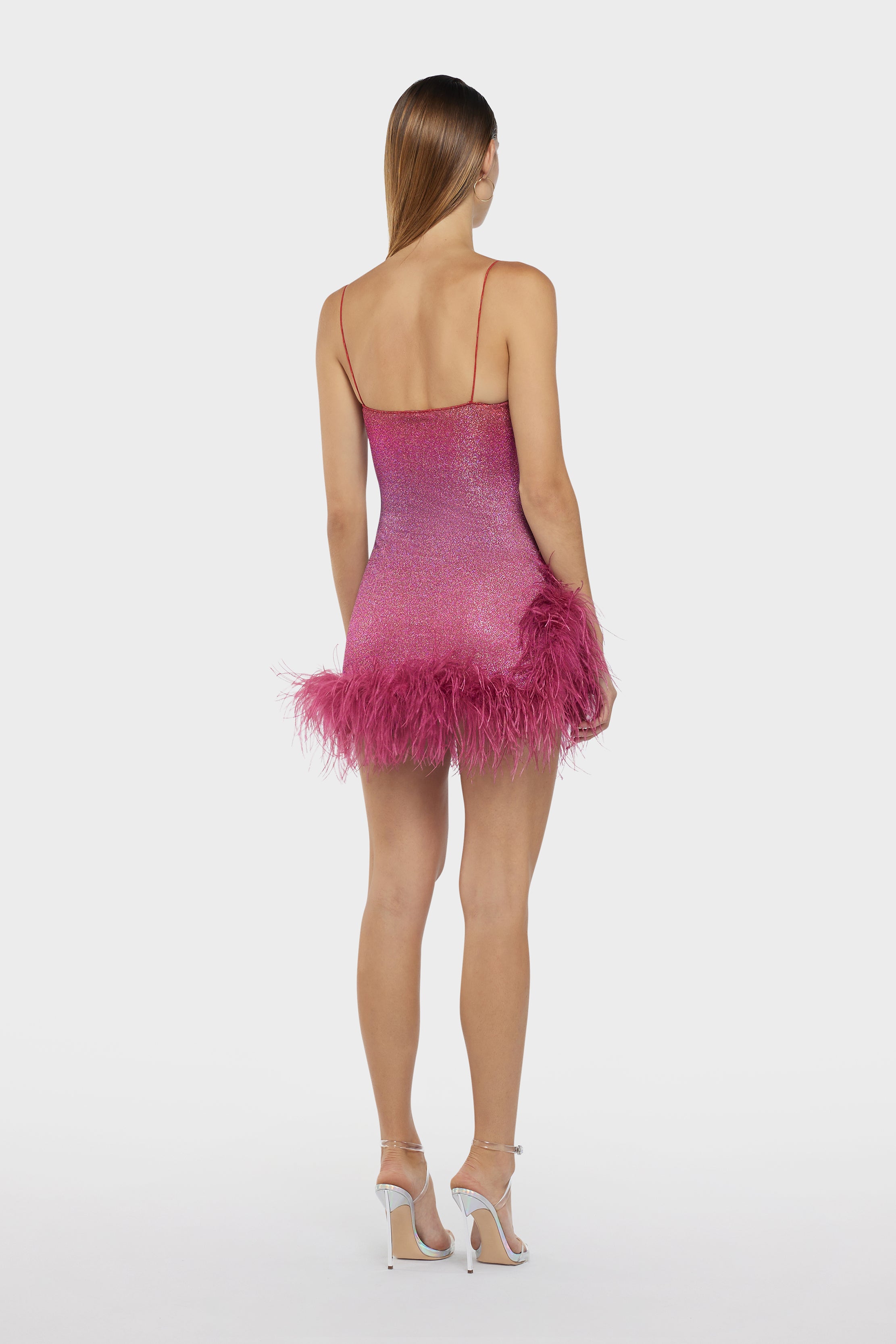 ワンピース OSEREE LUMIRE PLUMAGE MINI DRESS IN LUREX Oseree Lumiere Plumage Mini Dress | Shopbop