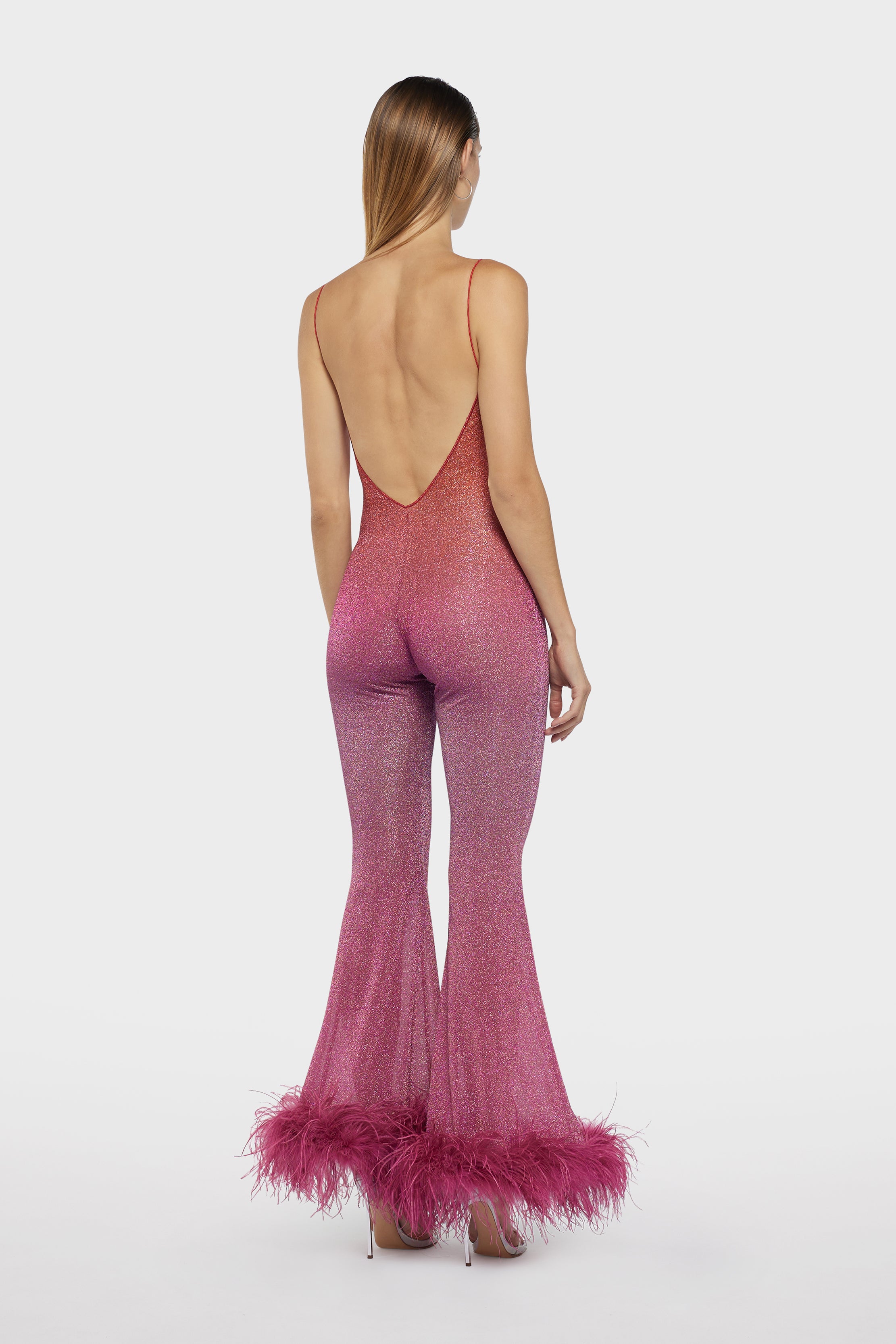 SS25Lumière Shade Plumage Jumpsuit